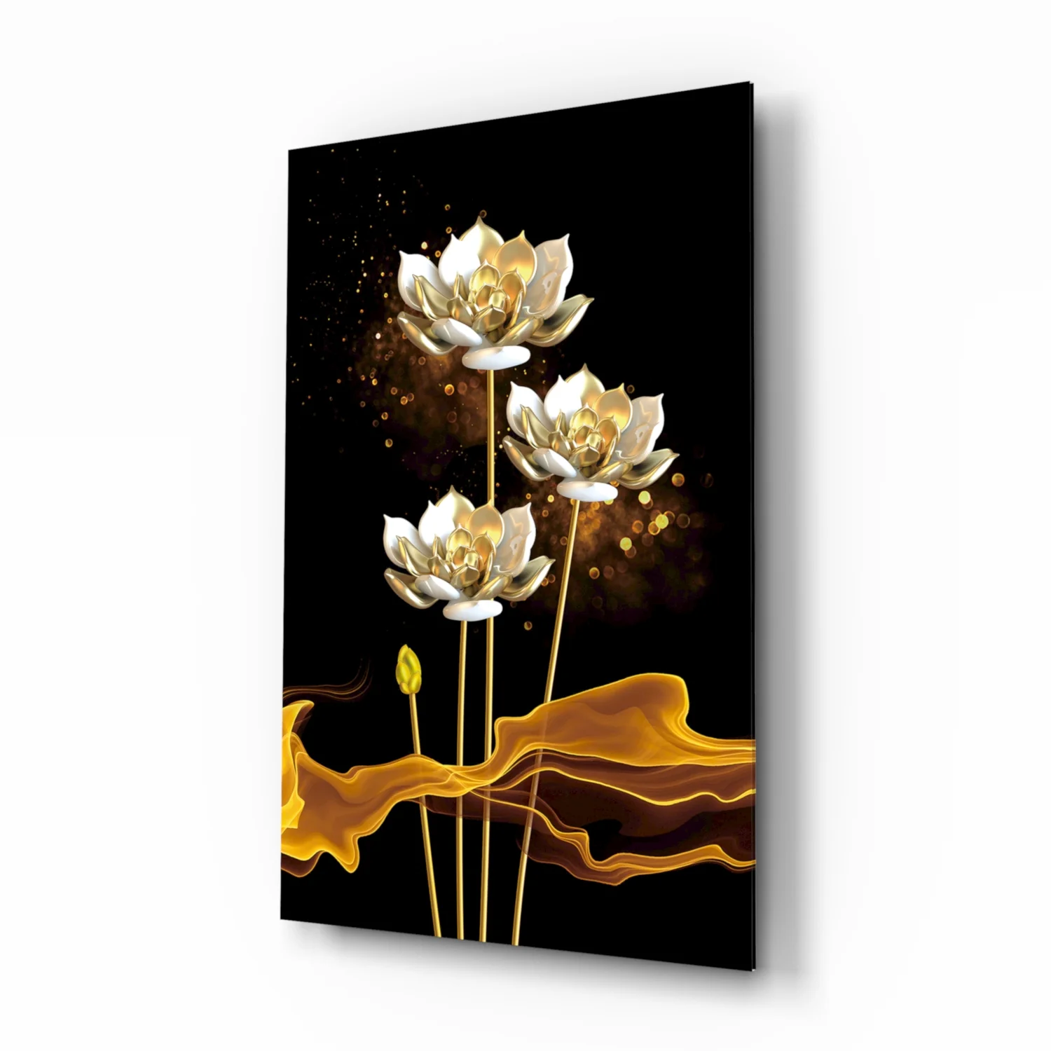 Flowers Glass Wall Art - Image 2