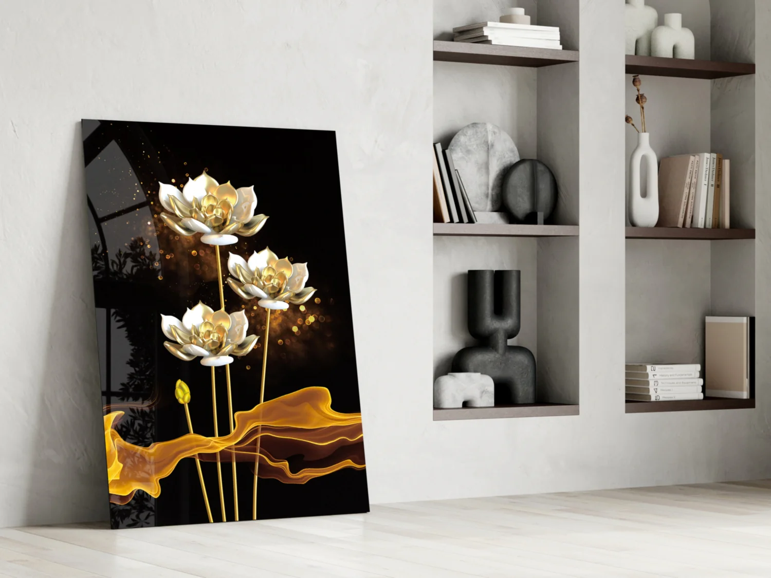 Flowers Glass Wall Art - Image 7