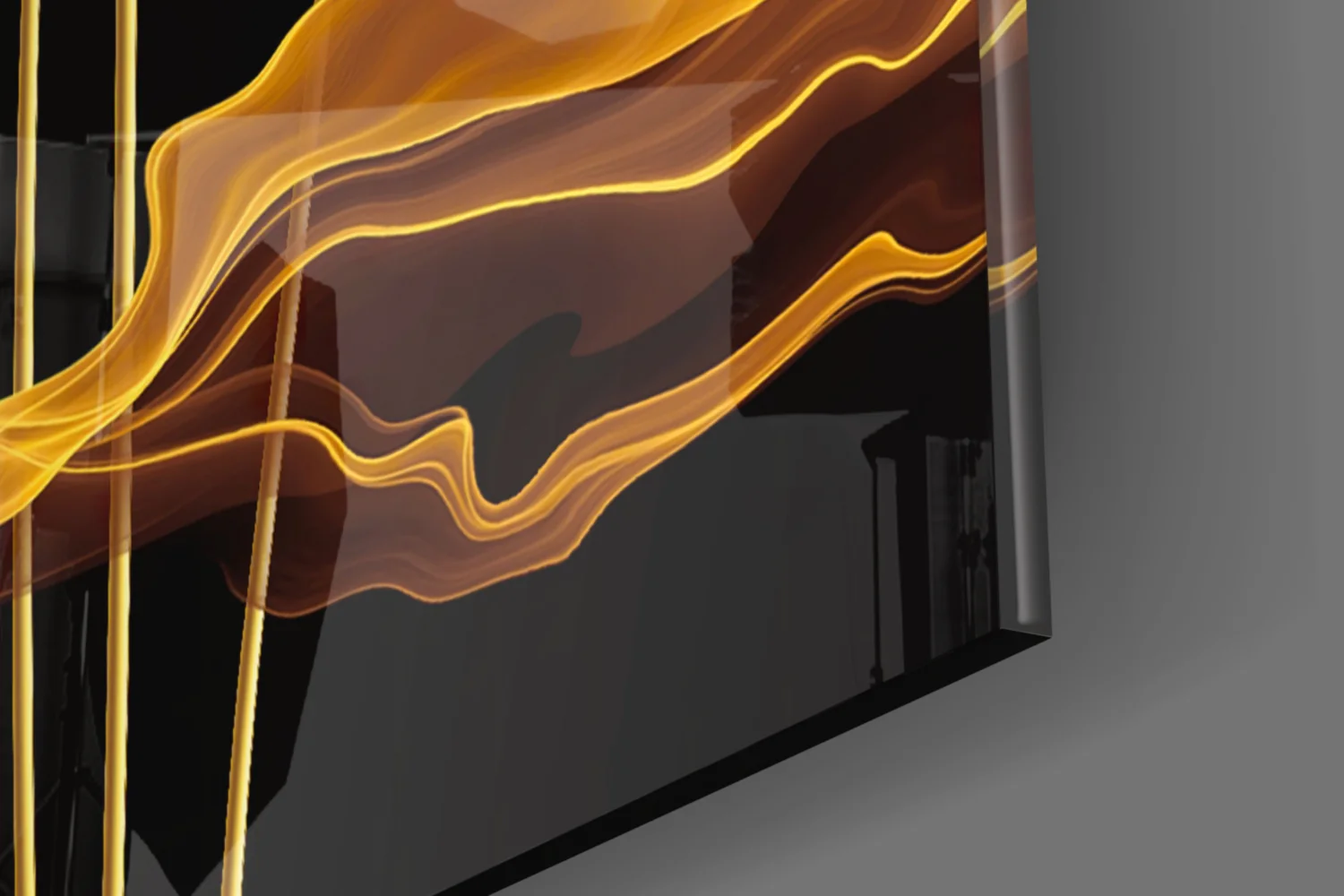 Flowers Glass Wall Art - Image 8