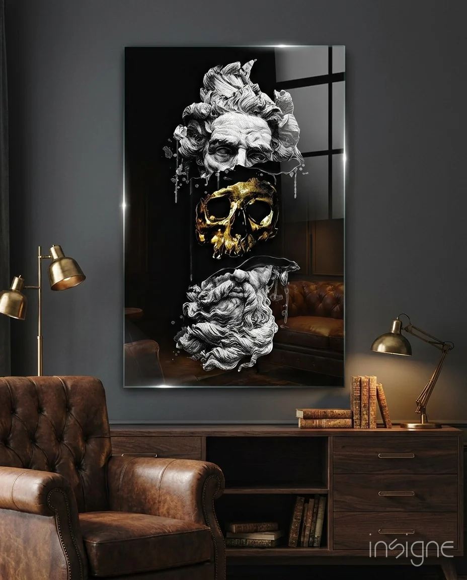 Poseidon Glass Wall Art
