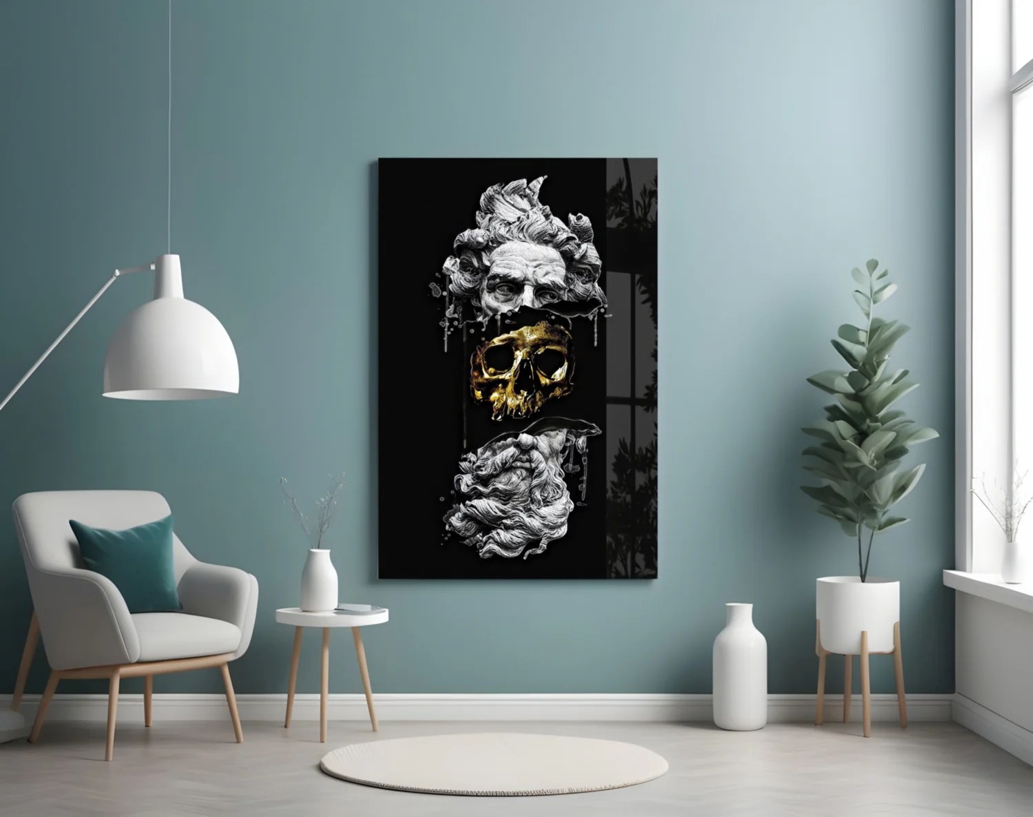 Poseidon Glass Wall Art - Image 5
