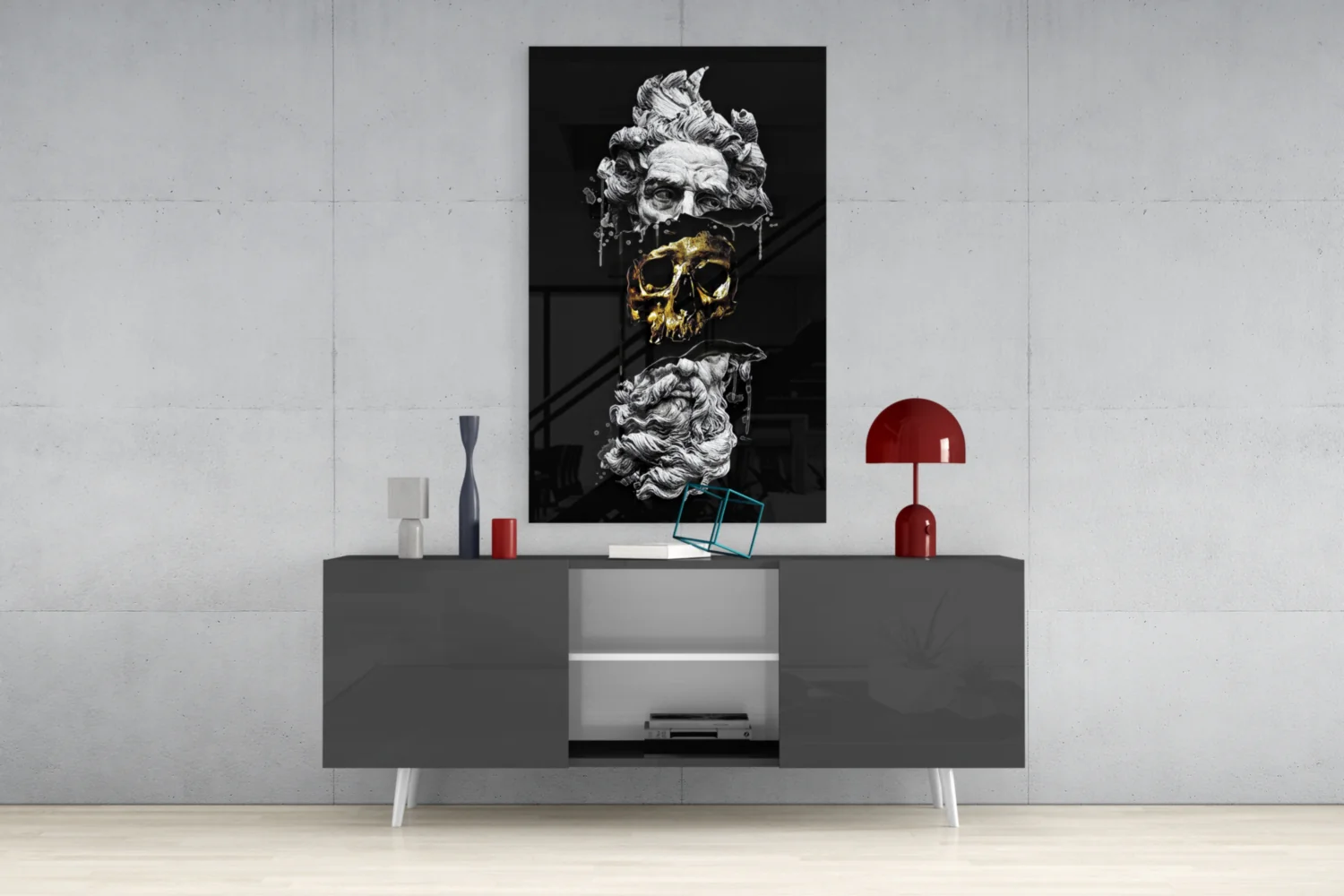Poseidon Glass Wall Art - Image 9