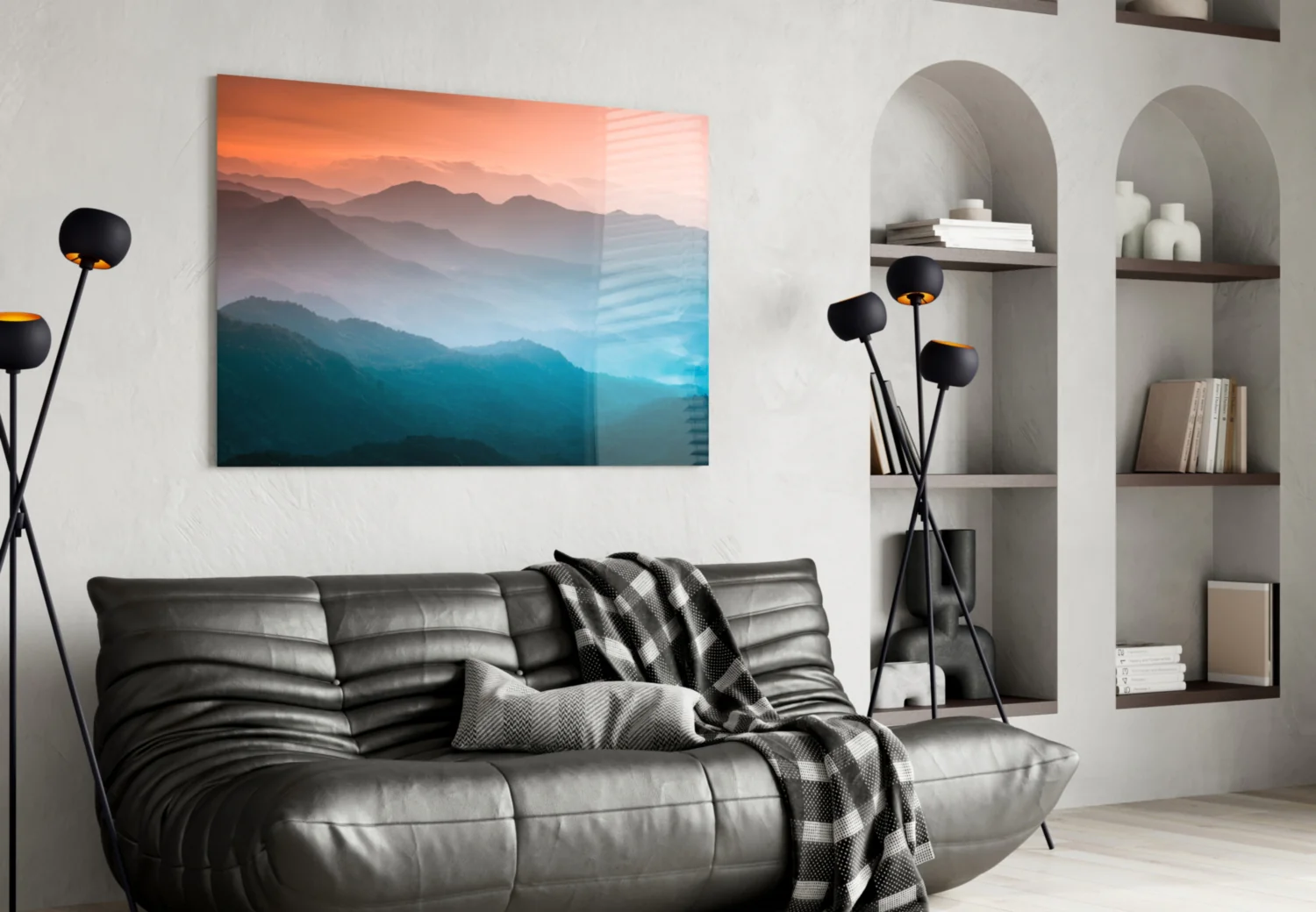 Abstraction Glass Wall Art - Image 5