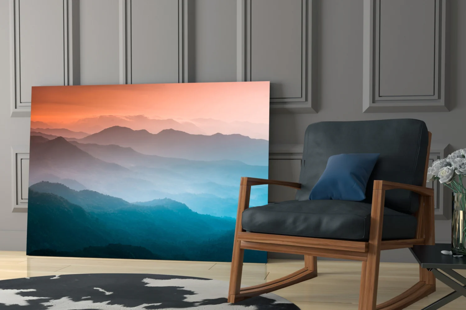Abstraction Glass Wall Art - Image 7