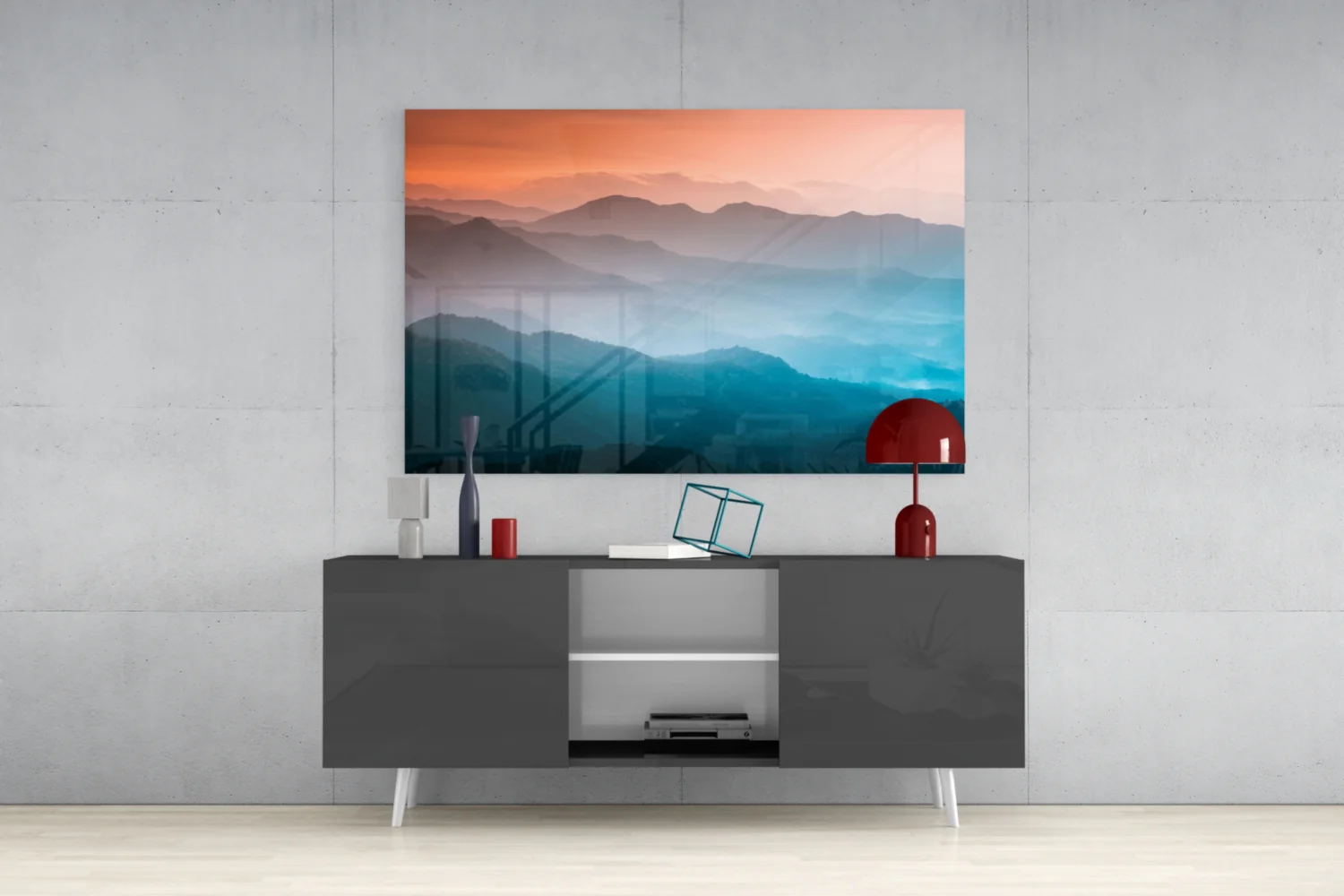 Abstraction Glass Wall Art - Image 9