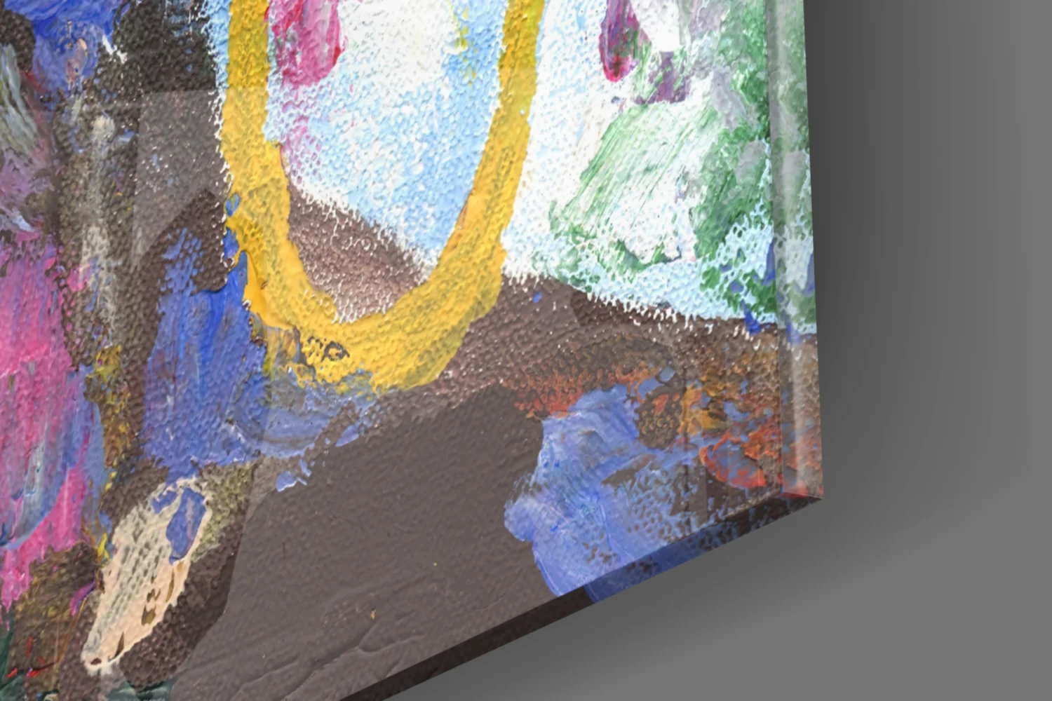 Woman with Earrings Glass Wall Art - Image 8