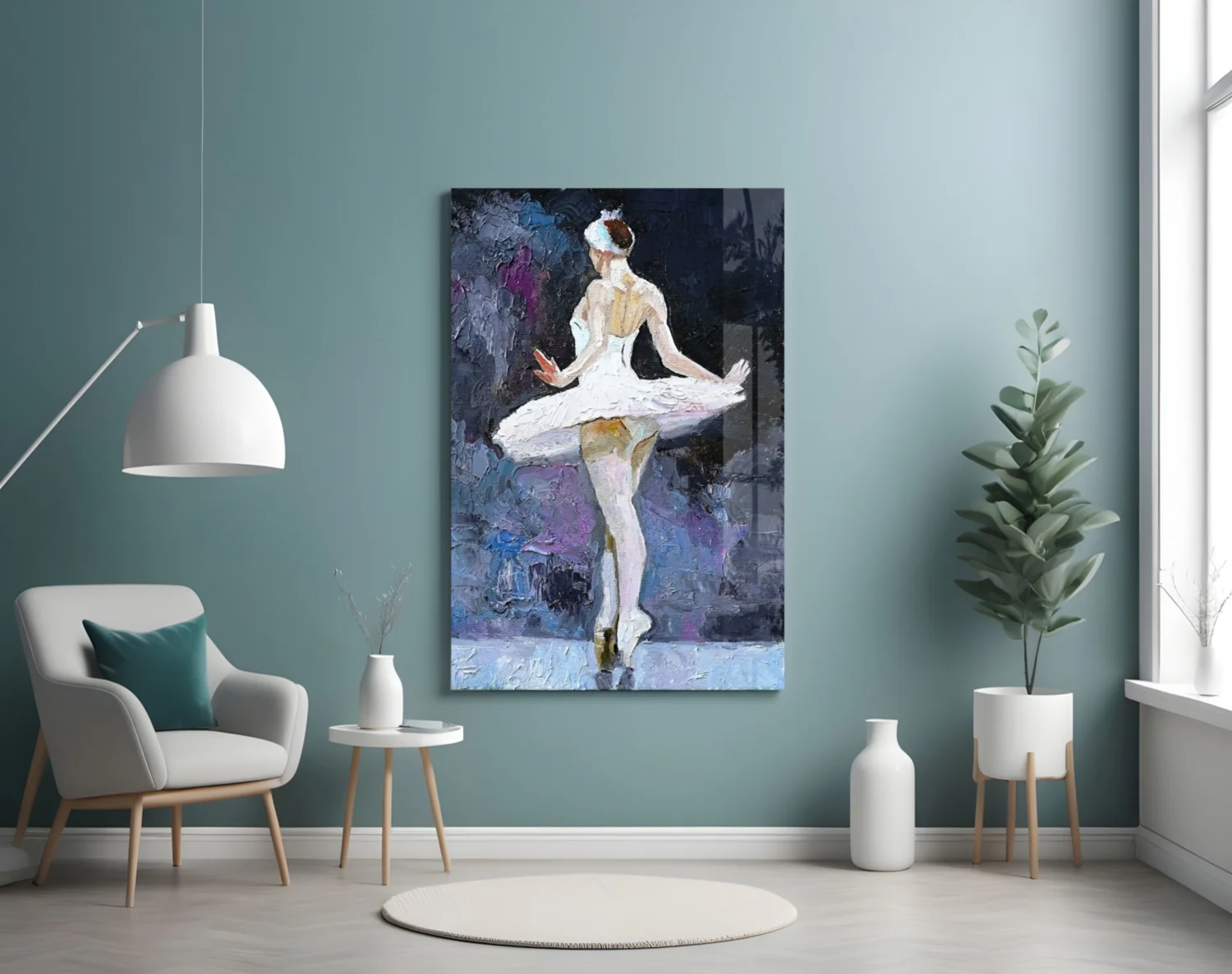 Ballerina Glass Wall Art - Image 5