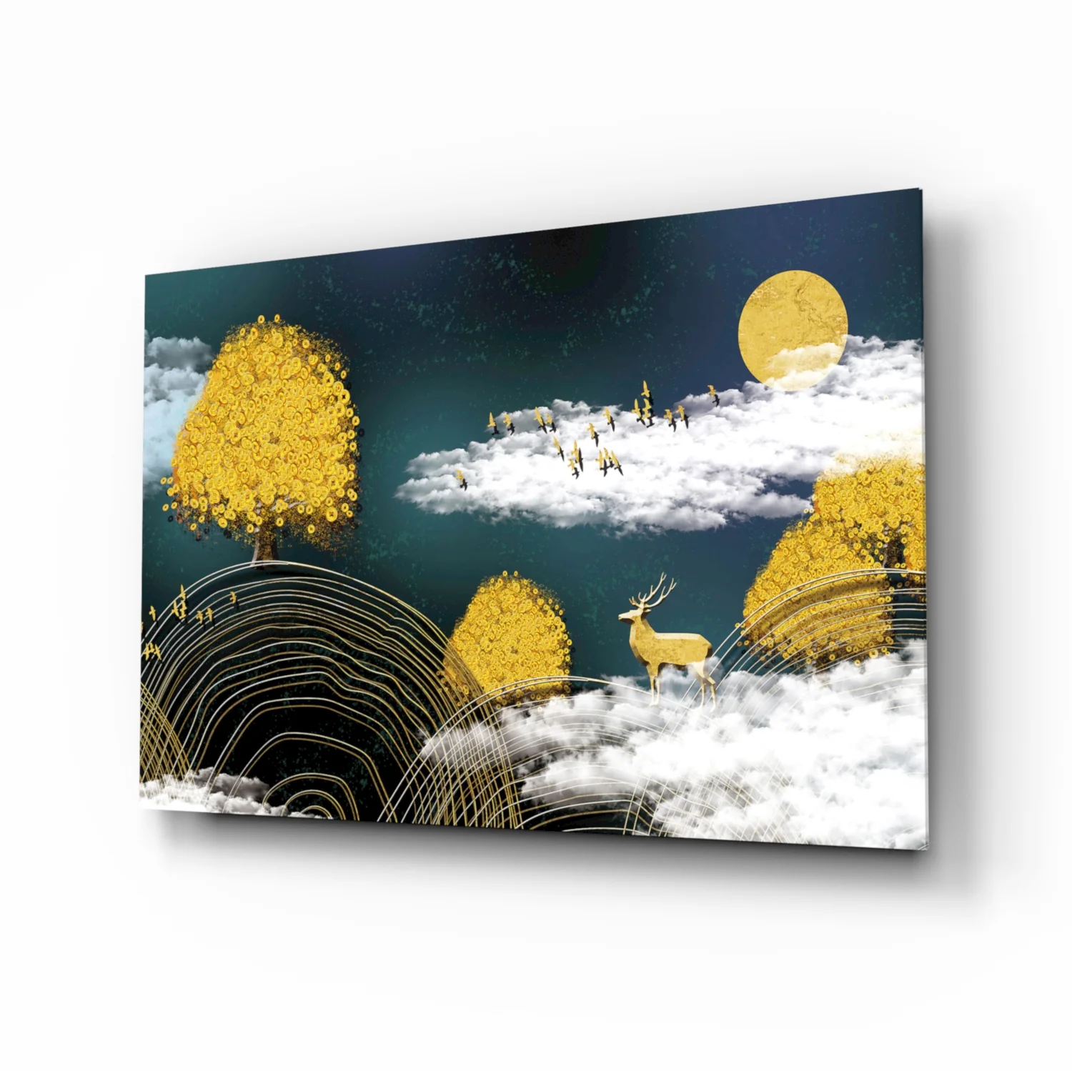 Abstraction Glass Wall Art - Image 2