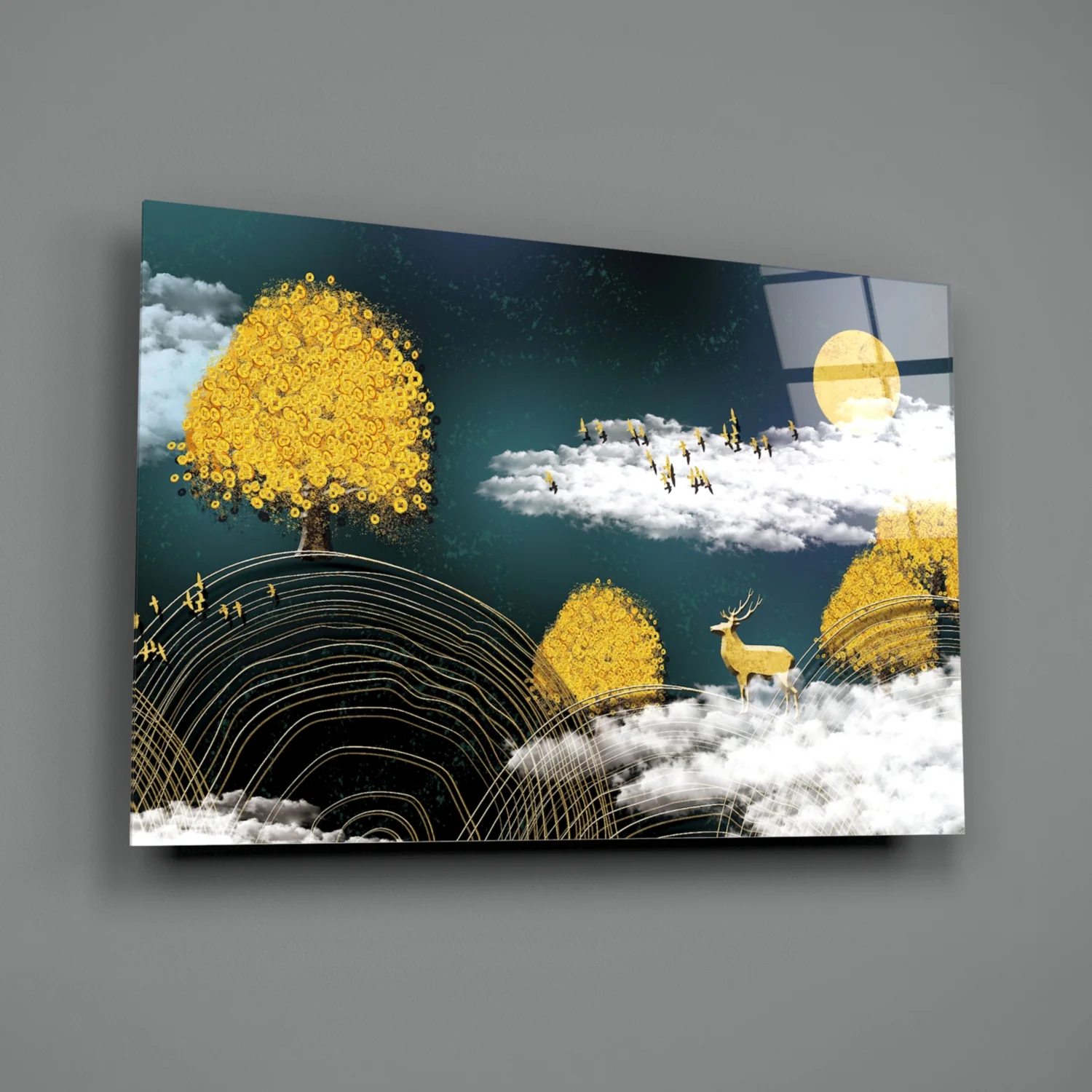 Abstraction Glass Wall Art - Image 3