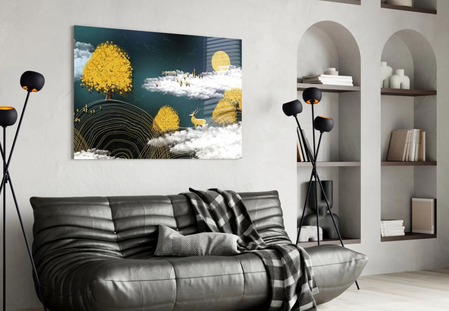 Abstraction Glass Wall Art - Image 5