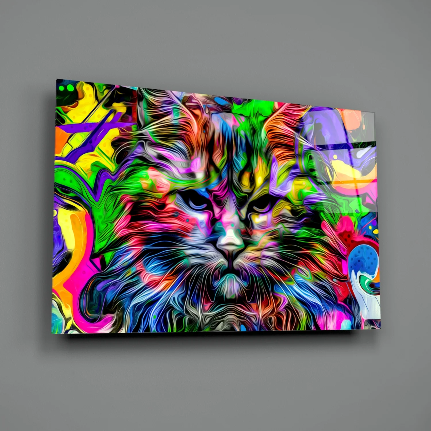 Cat Glass Wall Art - Image 3