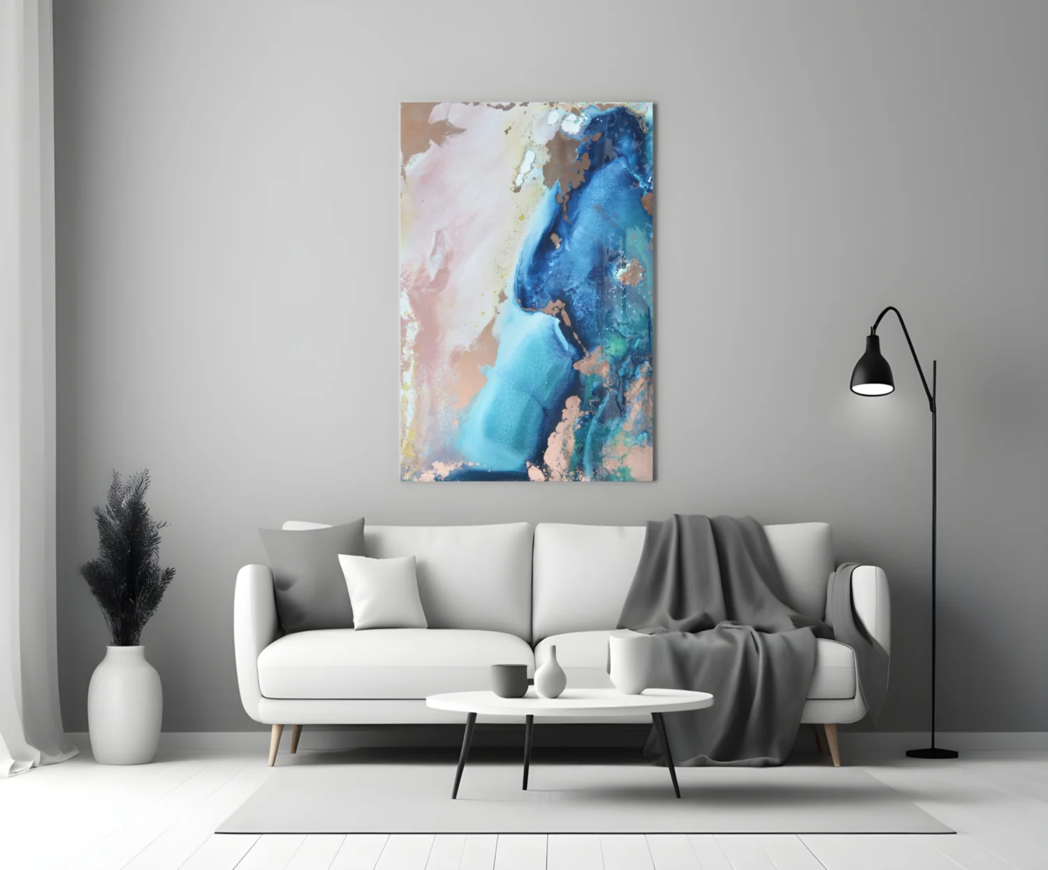 Abstraction Glass Wall Art - Image 4