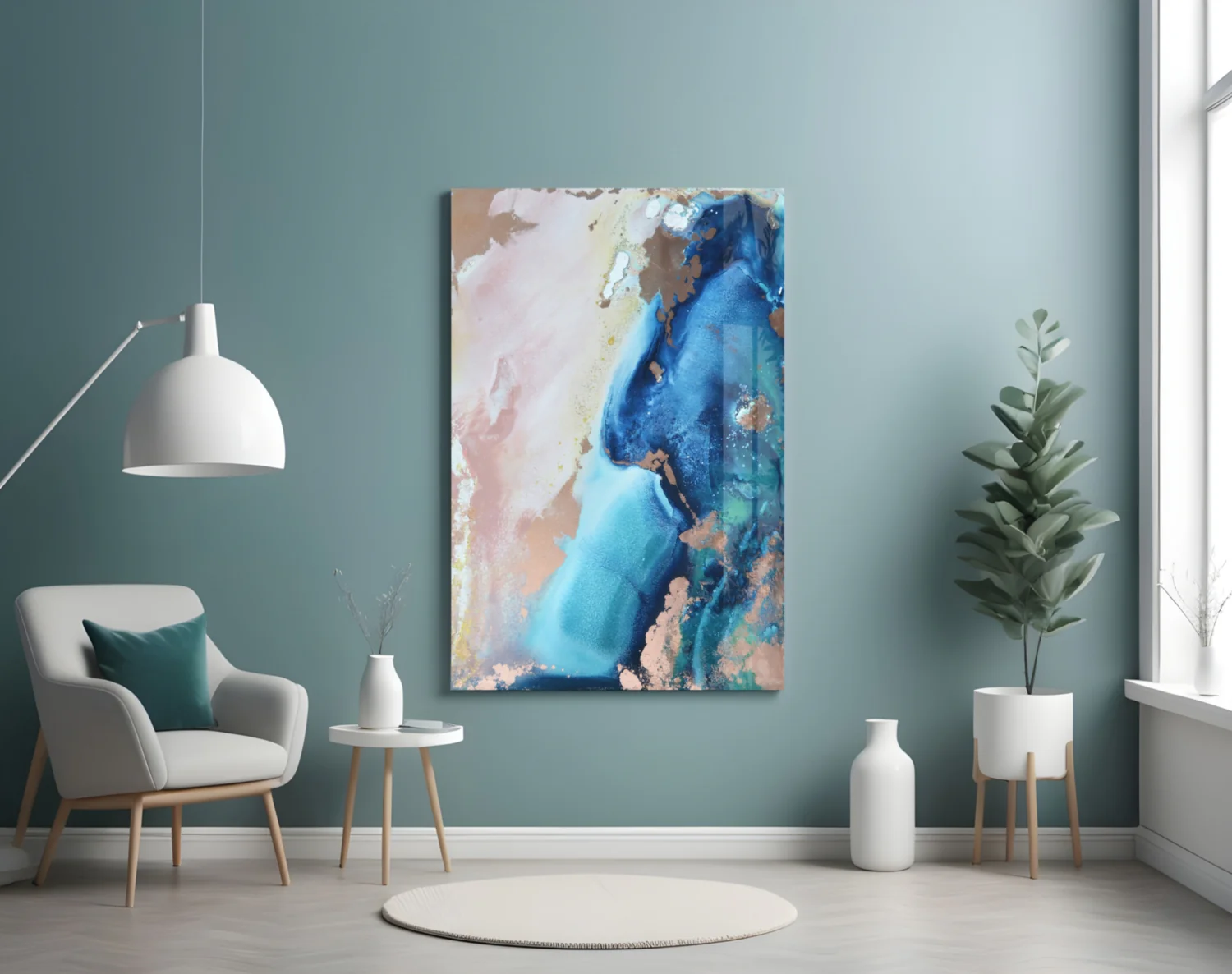 Abstraction Glass Wall Art - Image 5