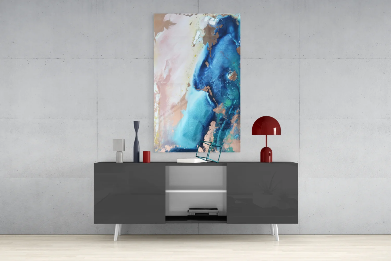 Abstraction Glass Wall Art - Image 9