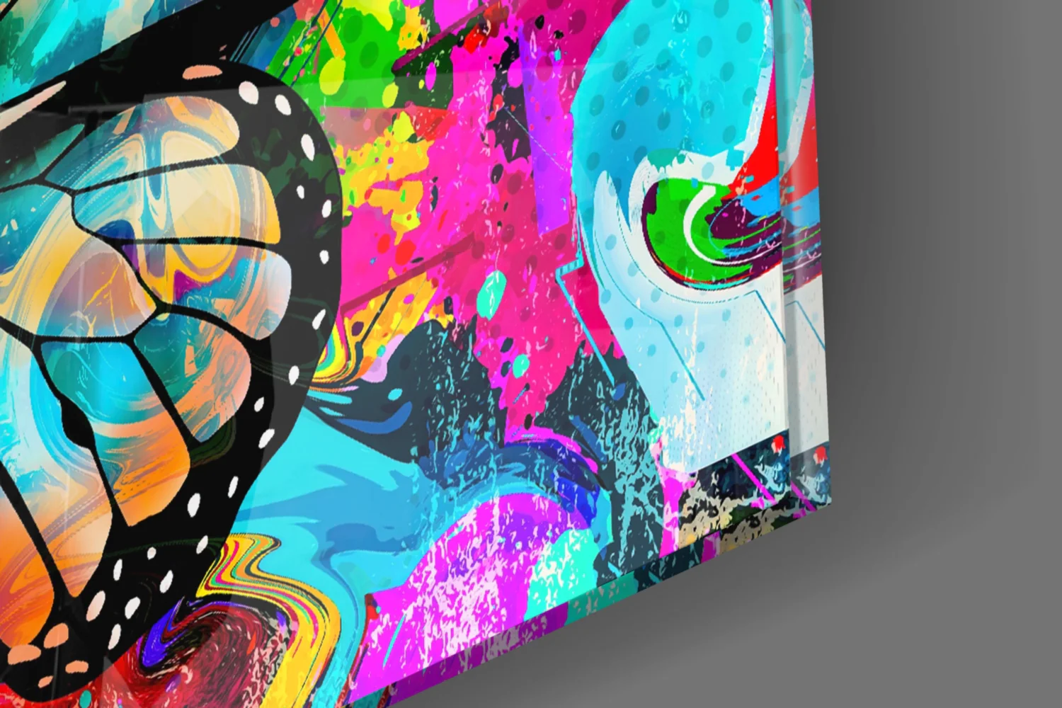 Butterfly Glass Wall Art - Image 8
