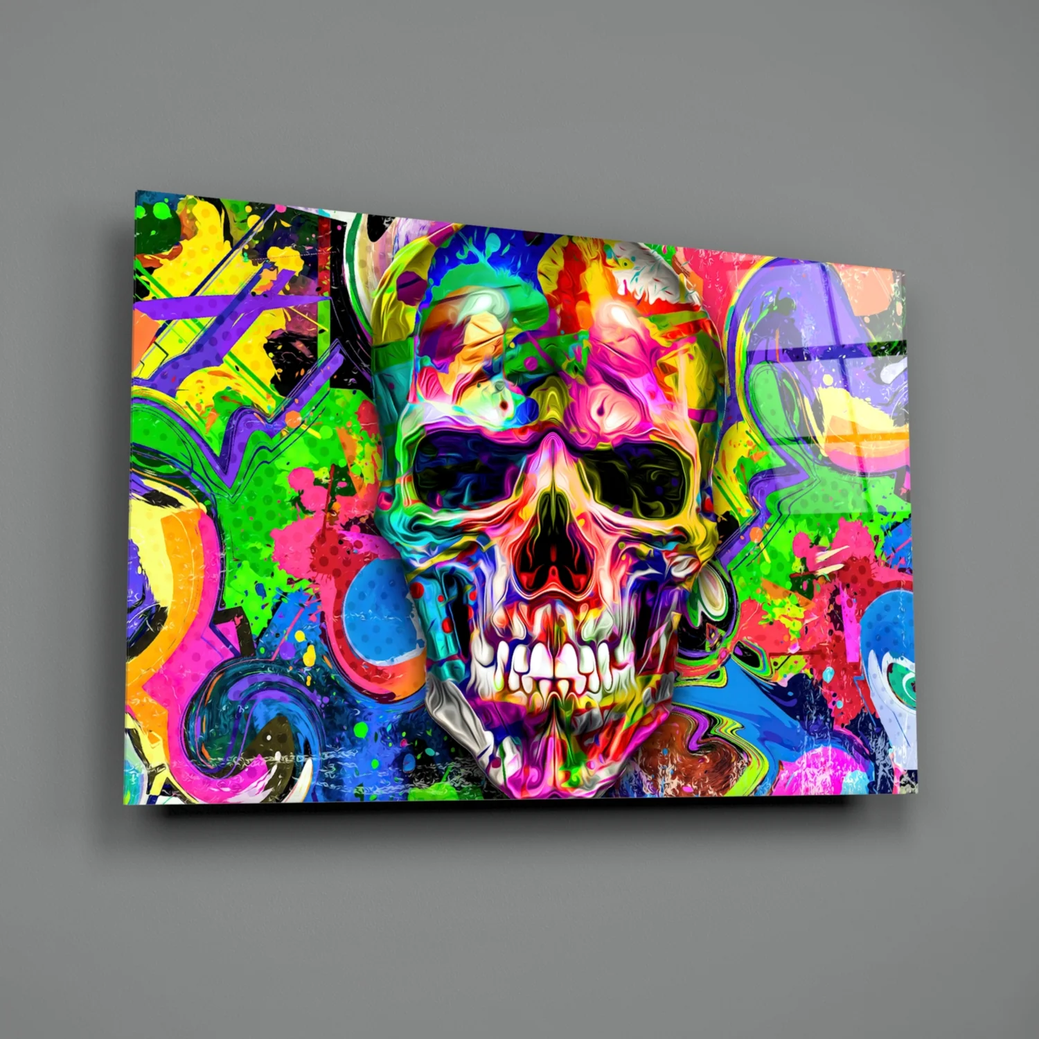 Skull Glass Wall Art - Image 3