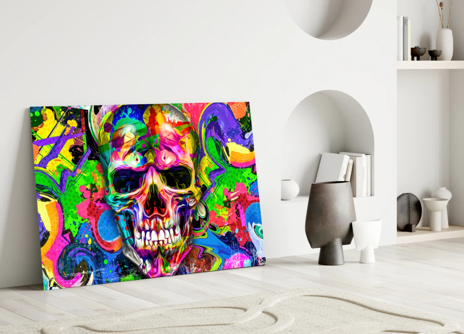 Skull Glass Wall Art - Image 4