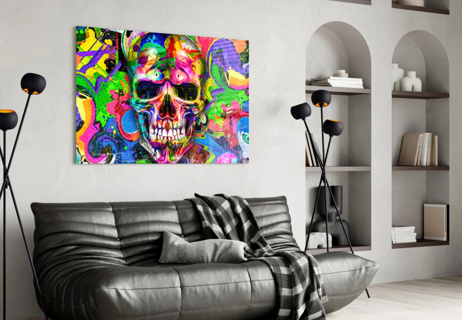 Skull Glass Wall Art - Image 5