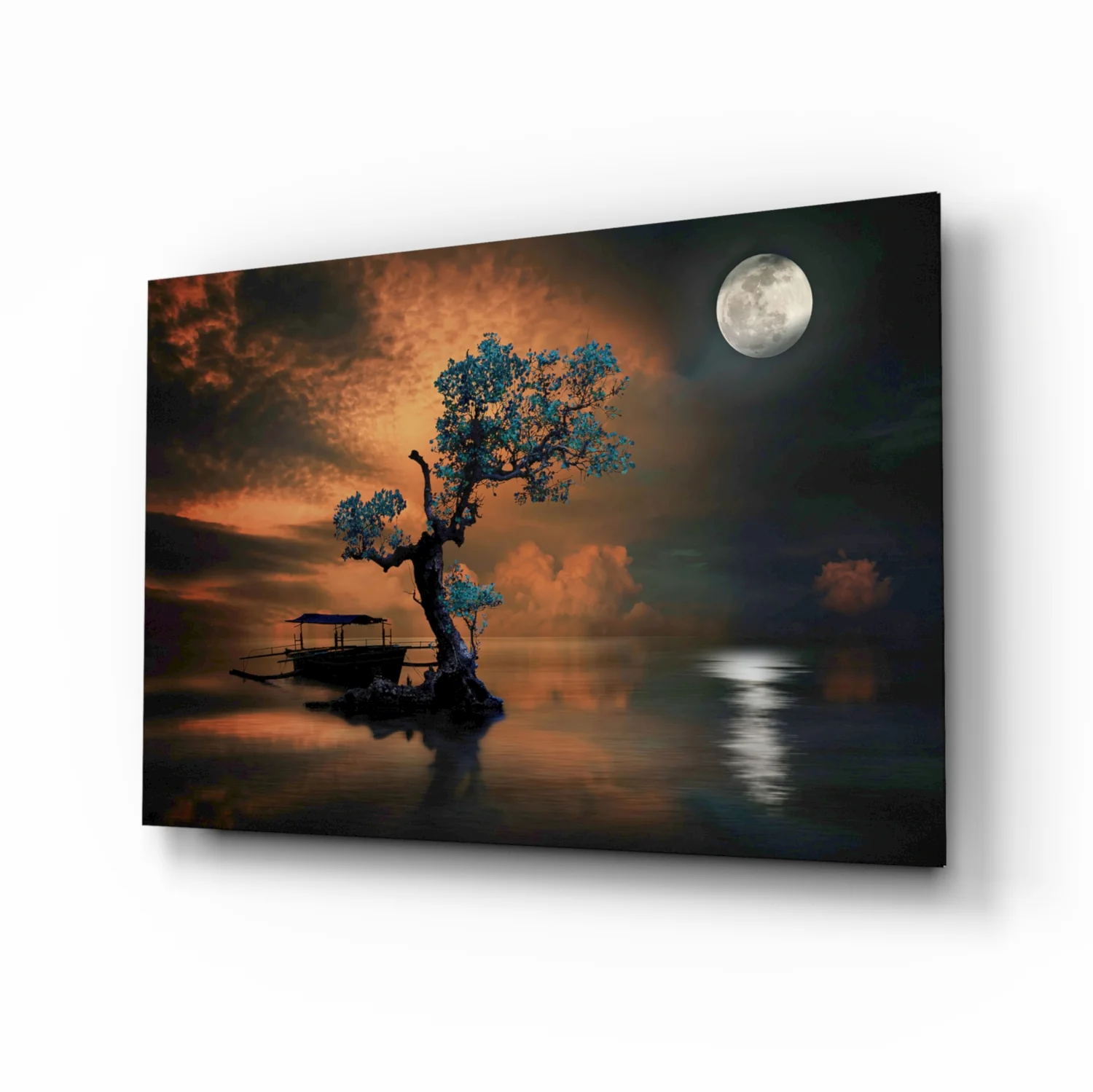 Night of the Tree Glass Wall Art - Image 2