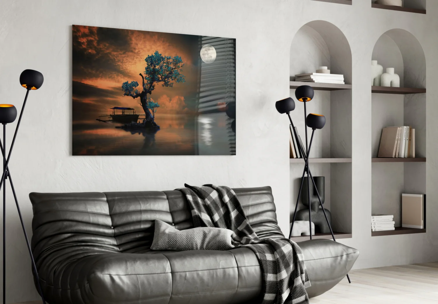 Night of the Tree Glass Wall Art - Image 5