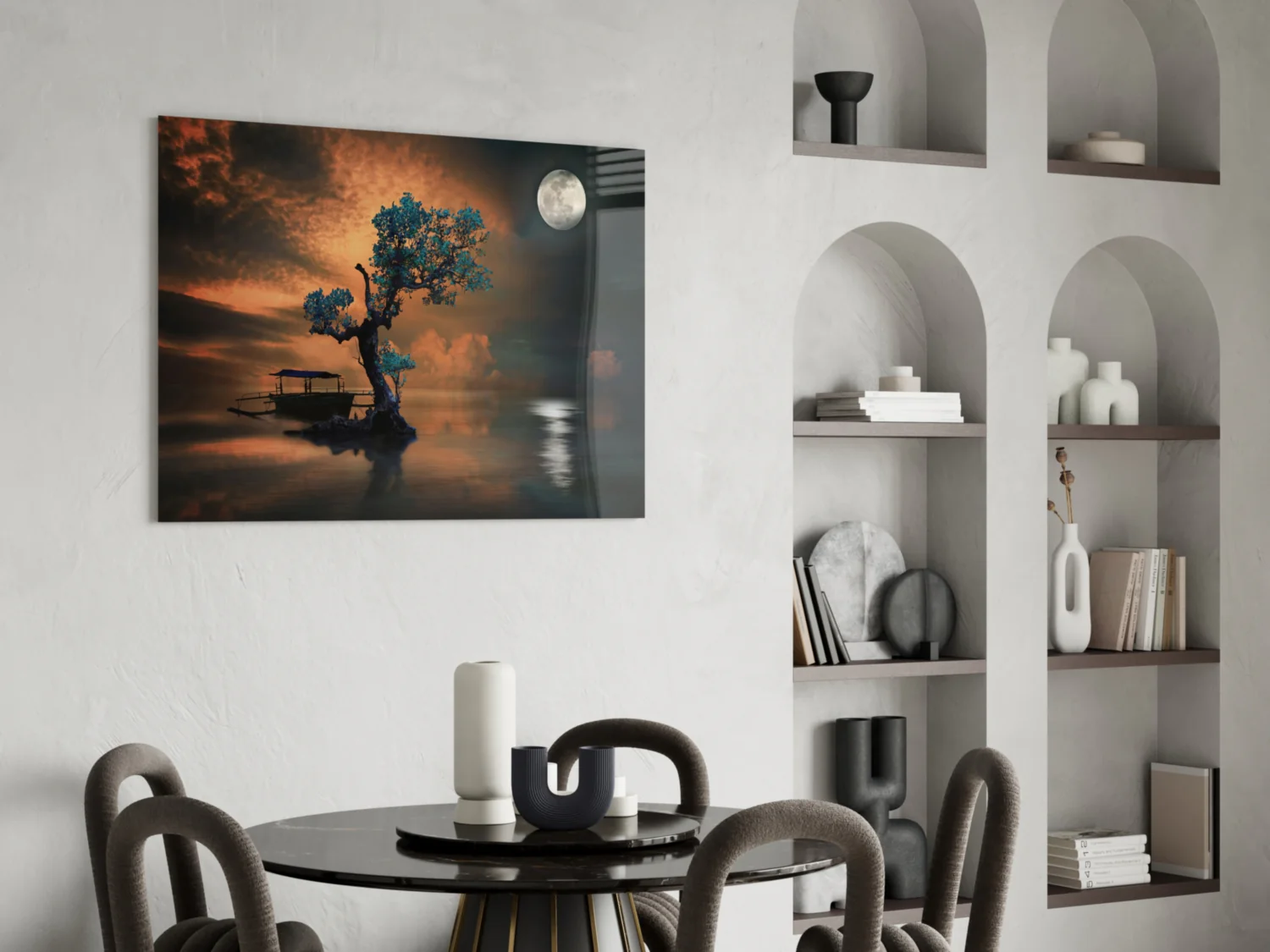 Night of the Tree Glass Wall Art - Image 6