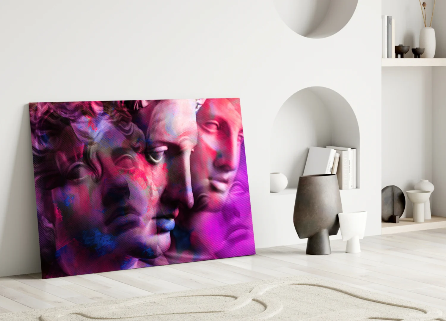 Statues Glass Wall Art - Image 4