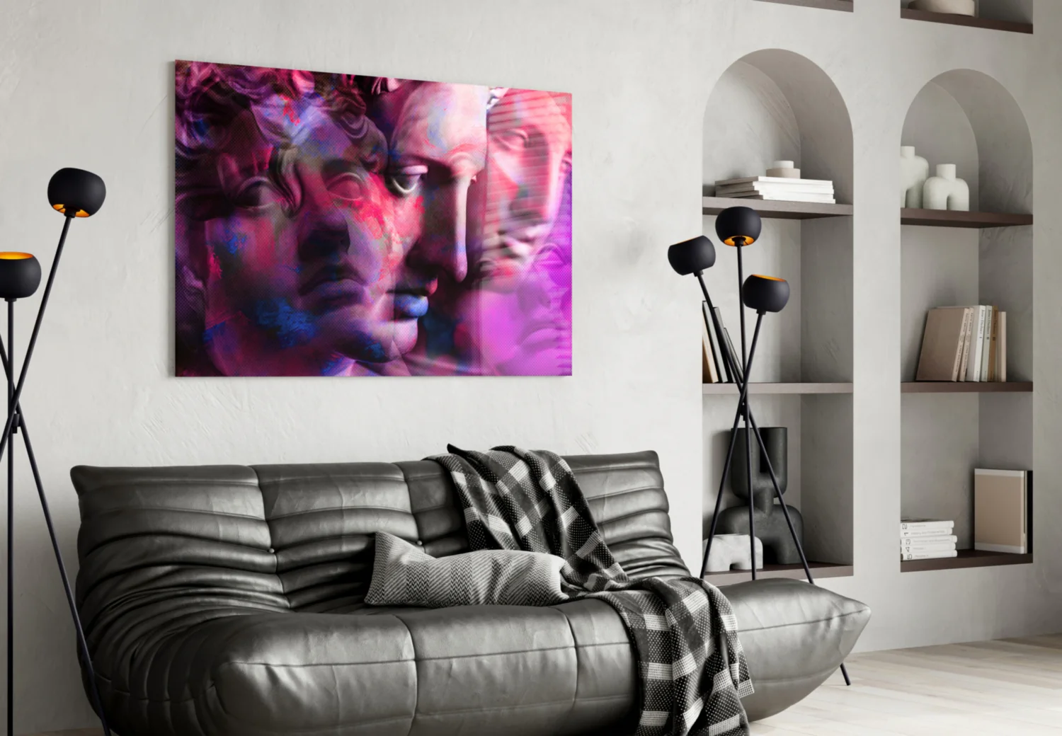 Statues Glass Wall Art - Image 5