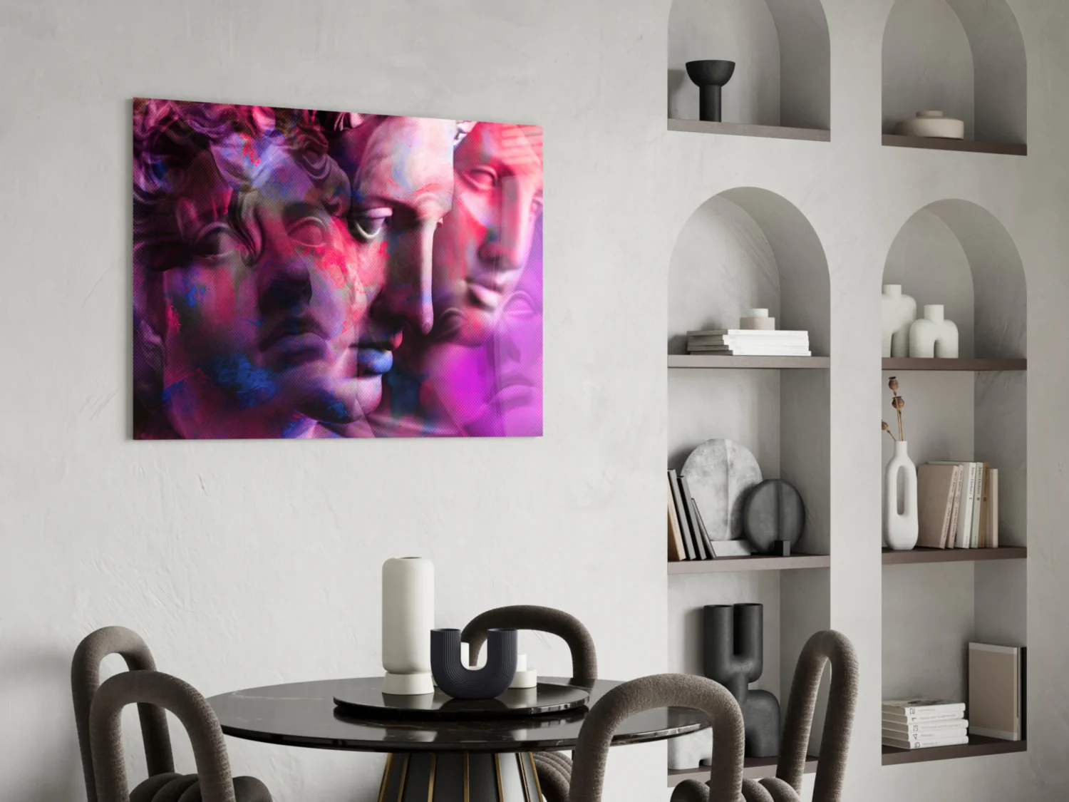 Statues Glass Wall Art - Image 6