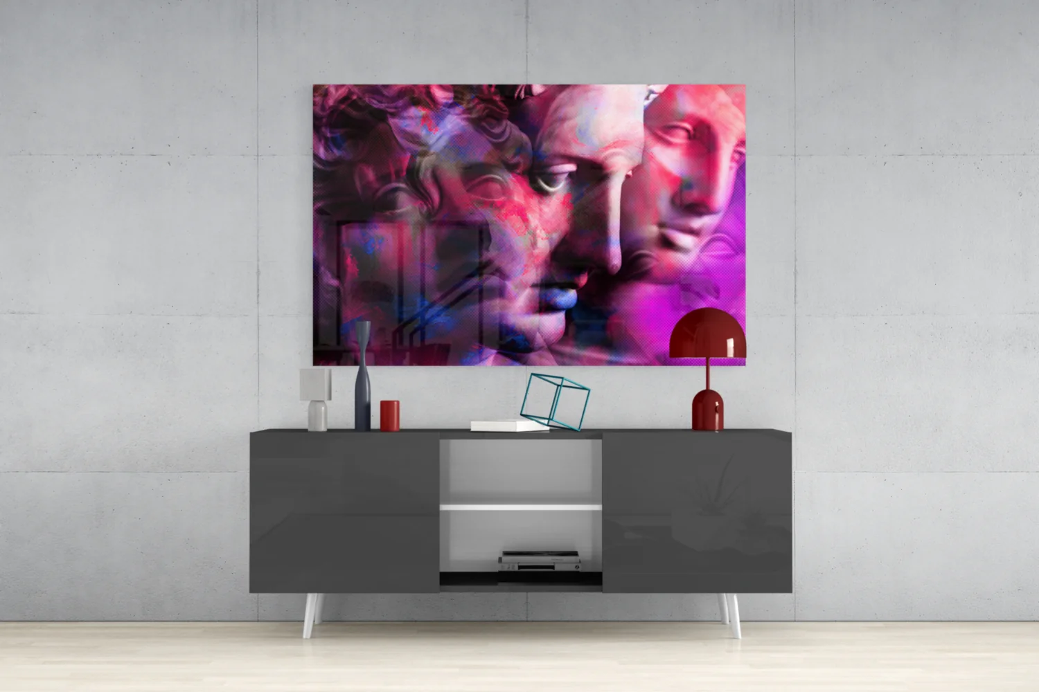 Statues Glass Wall Art - Image 9