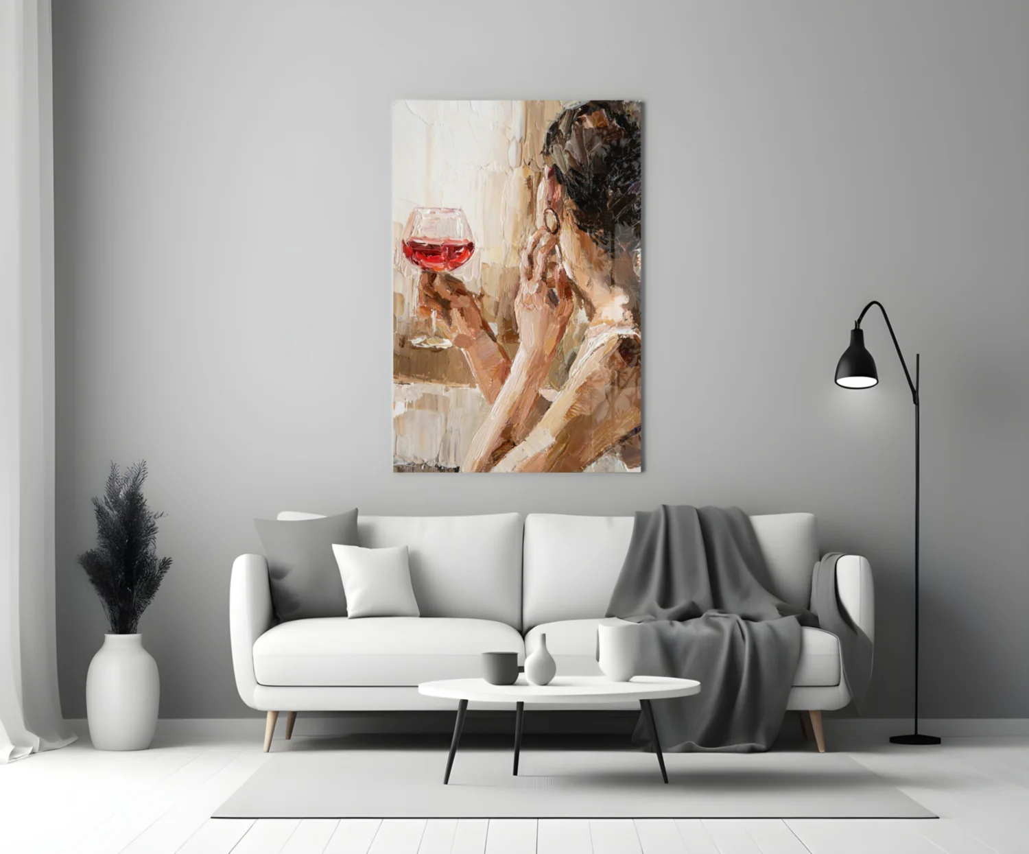 Wine and Women Glass Art - Image 4