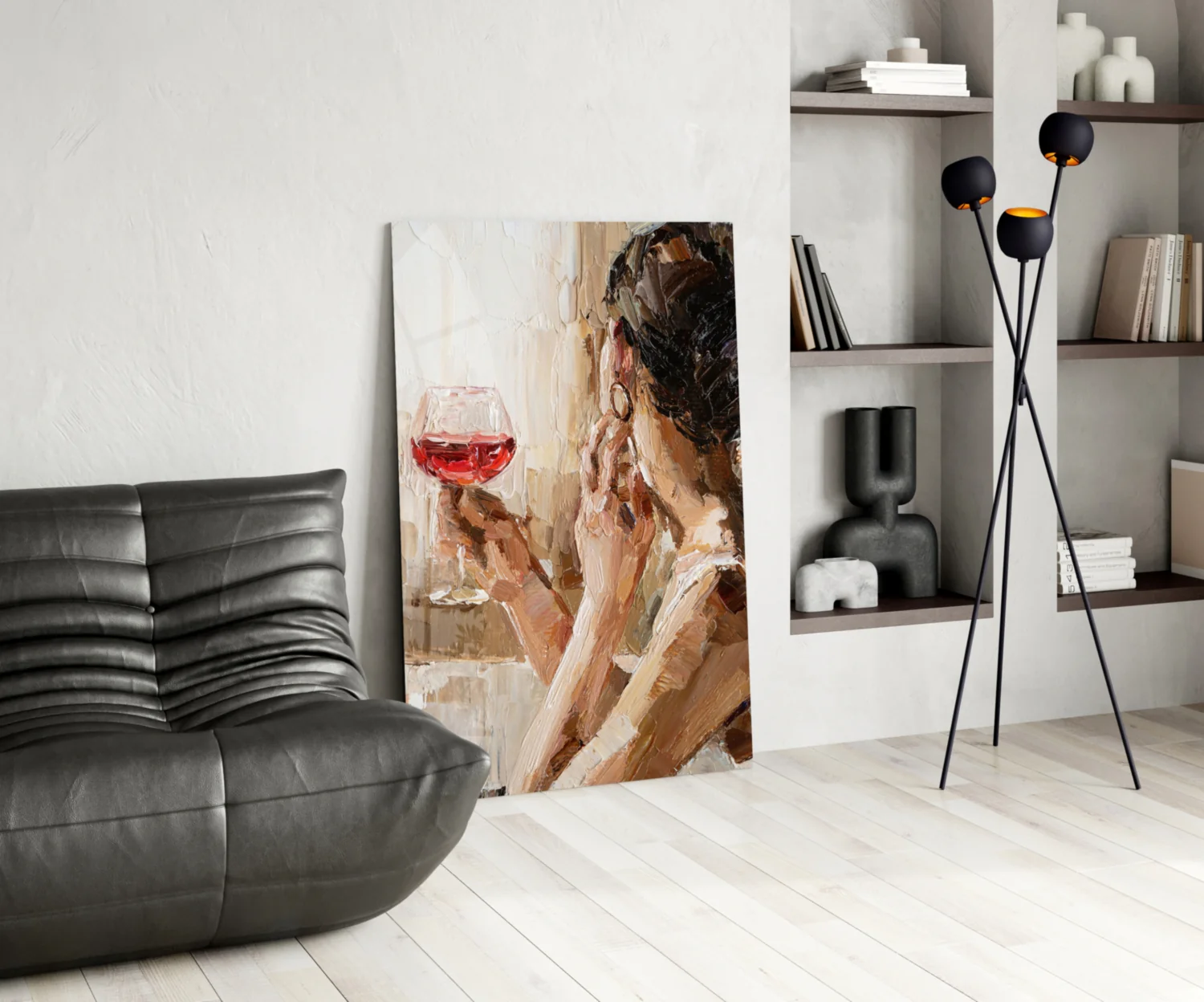 Wine and Women Glass Art - Image 6