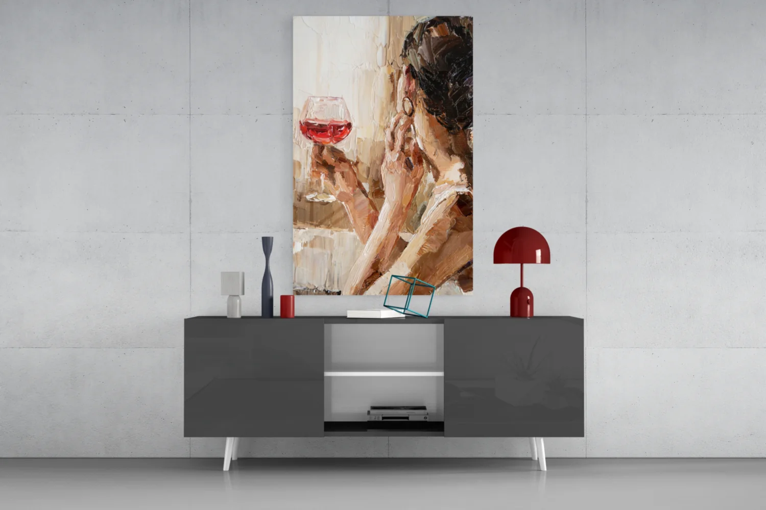 Wine and Women Glass Art - Image 9