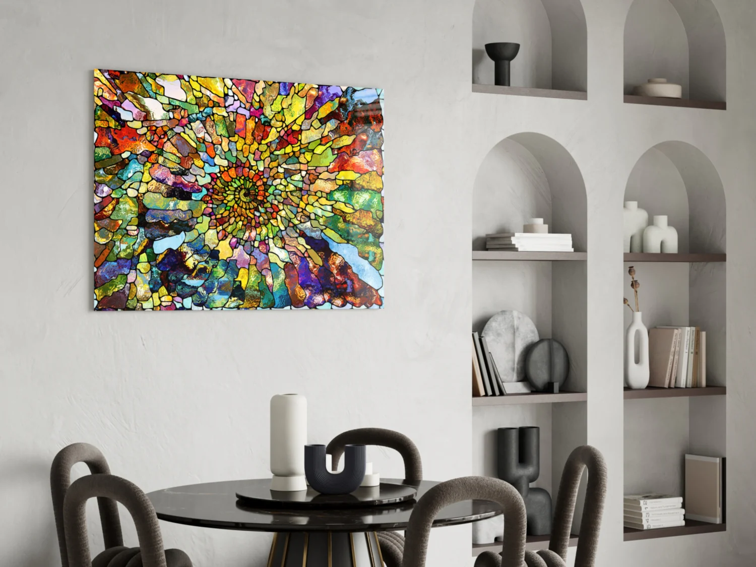 Colorful Mosaic Glass Art - Image 6