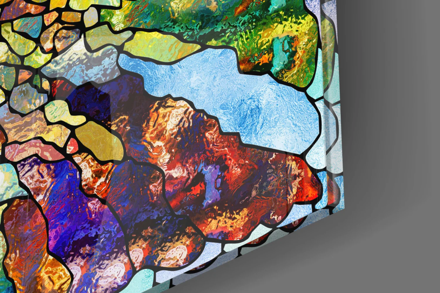 Colorful Mosaic Glass Art - Image 8
