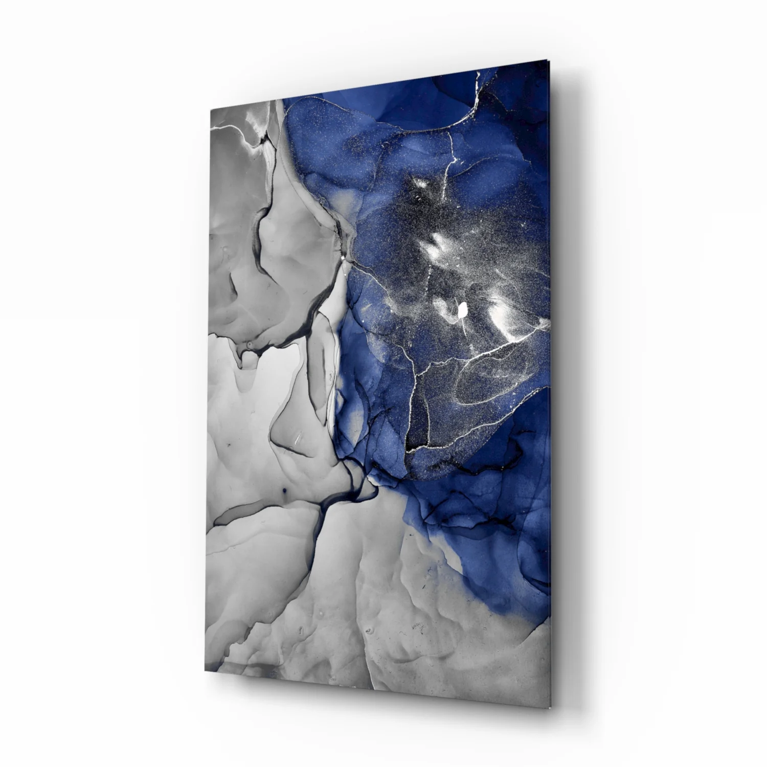 Blue Marble Glass Art - Image 2