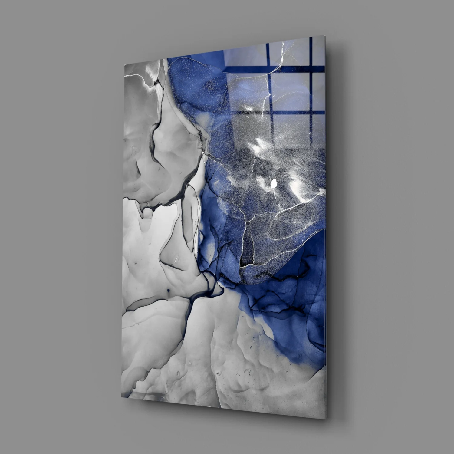 Blue Marble Glass Art - Image 3