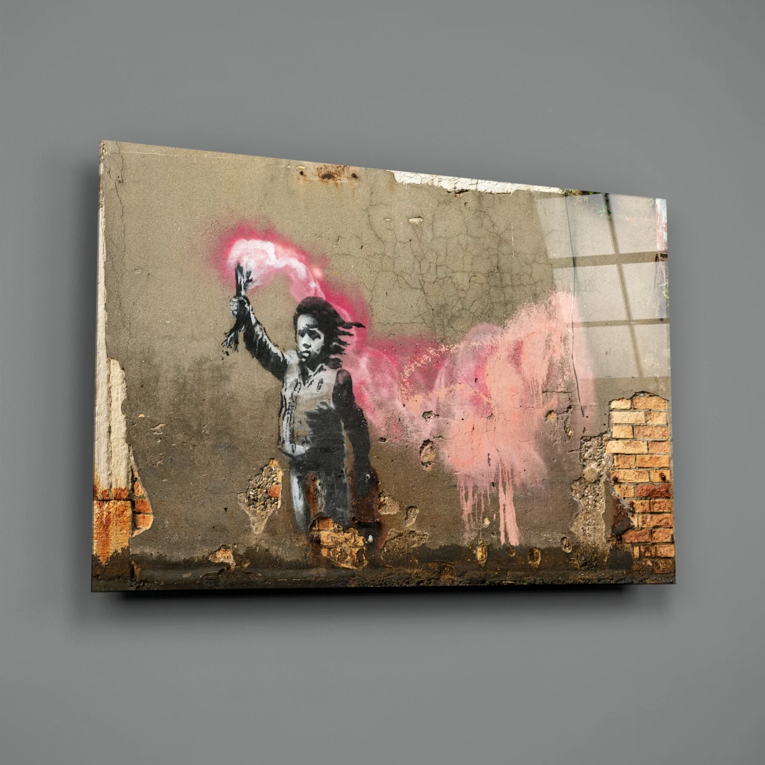 Innocent Protest Glass Art - Image 3