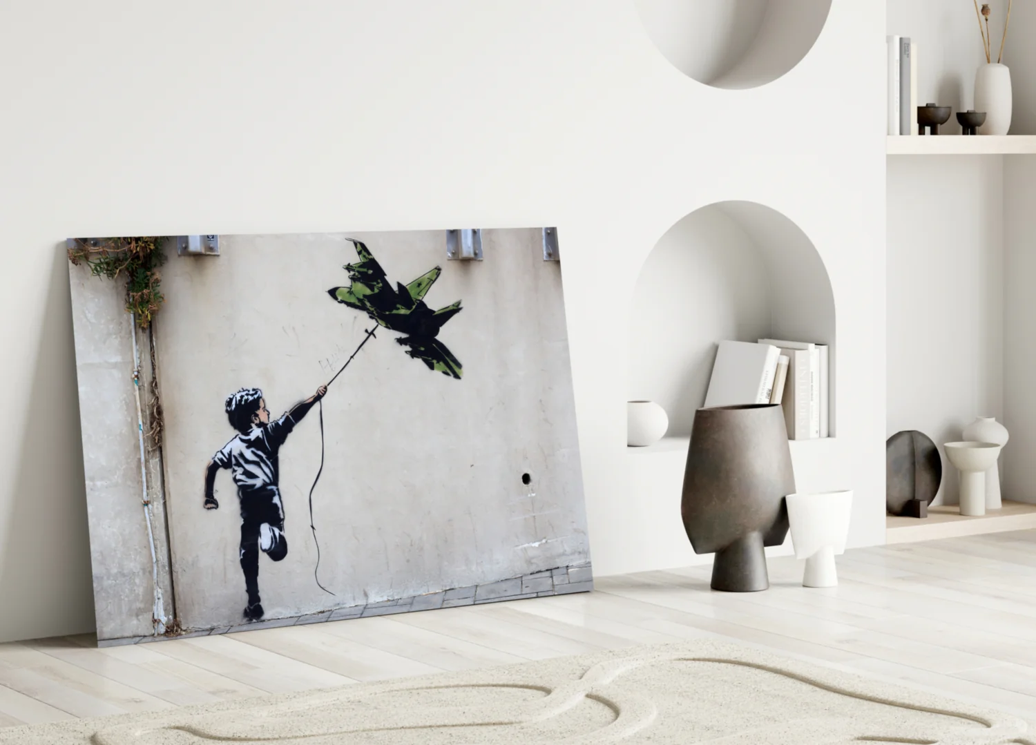 War Kite Glass Art - Image 4