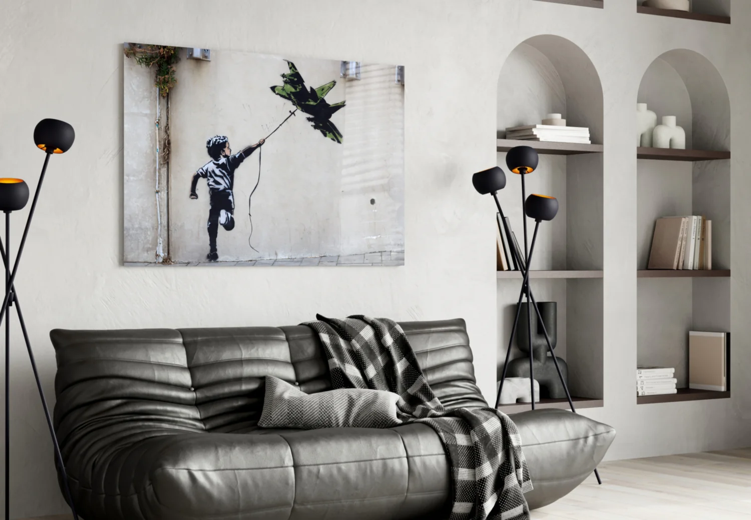War Kite Glass Art - Image 5