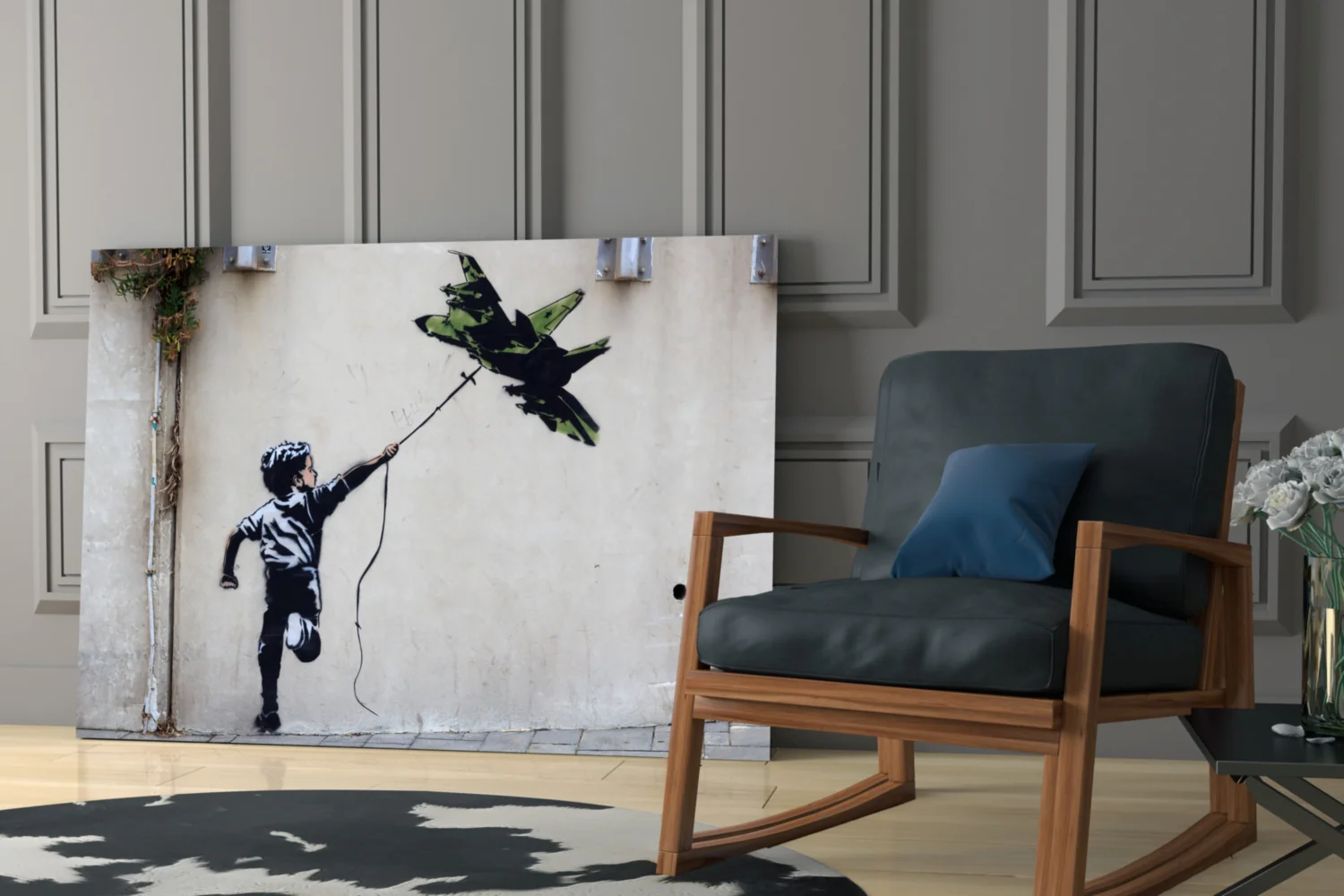 War Kite Glass Art - Image 7