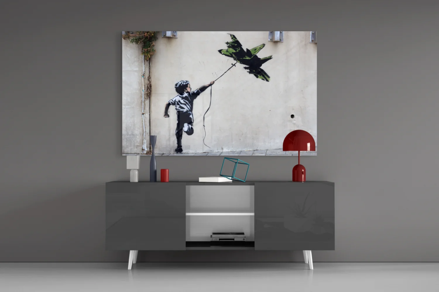 War Kite Glass Art - Image 9