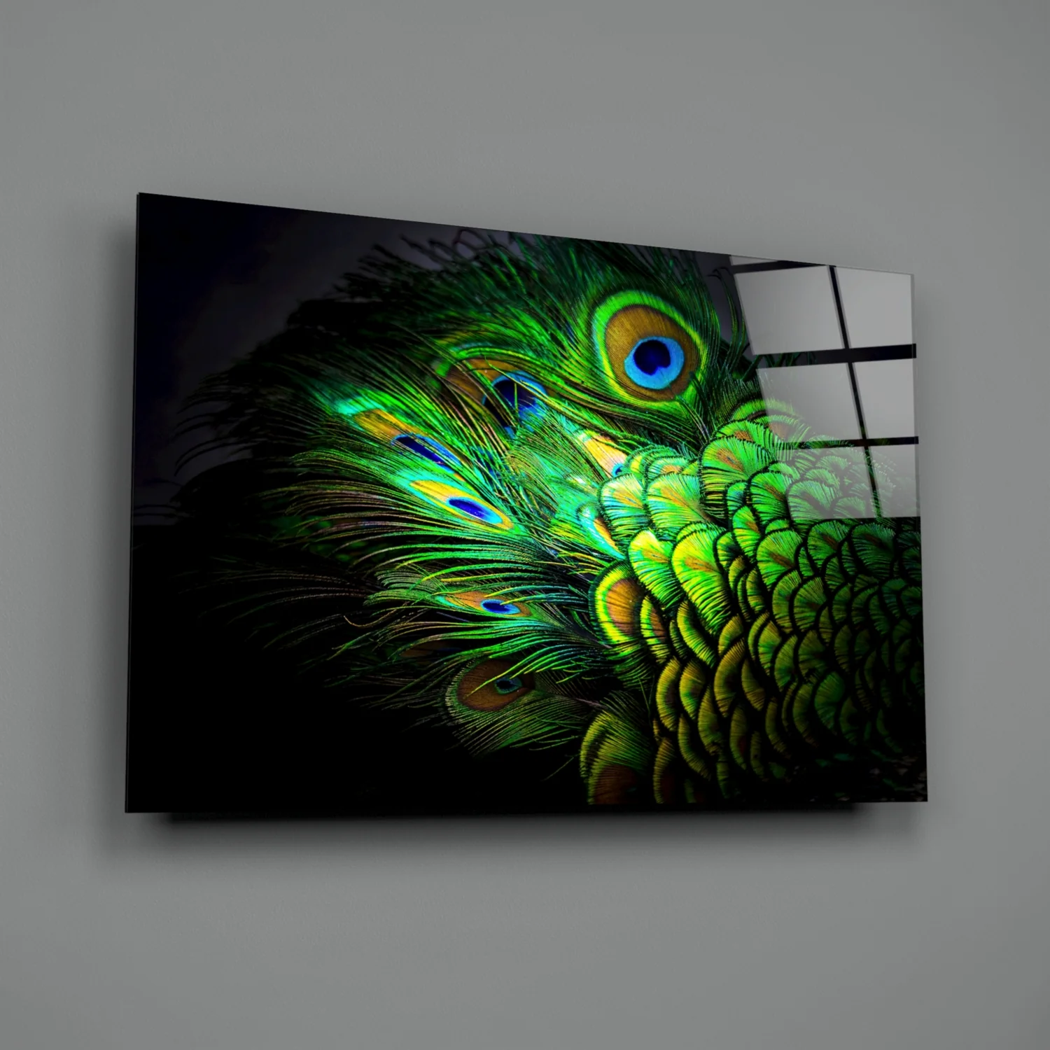 Peacock Glass Art - Image 3
