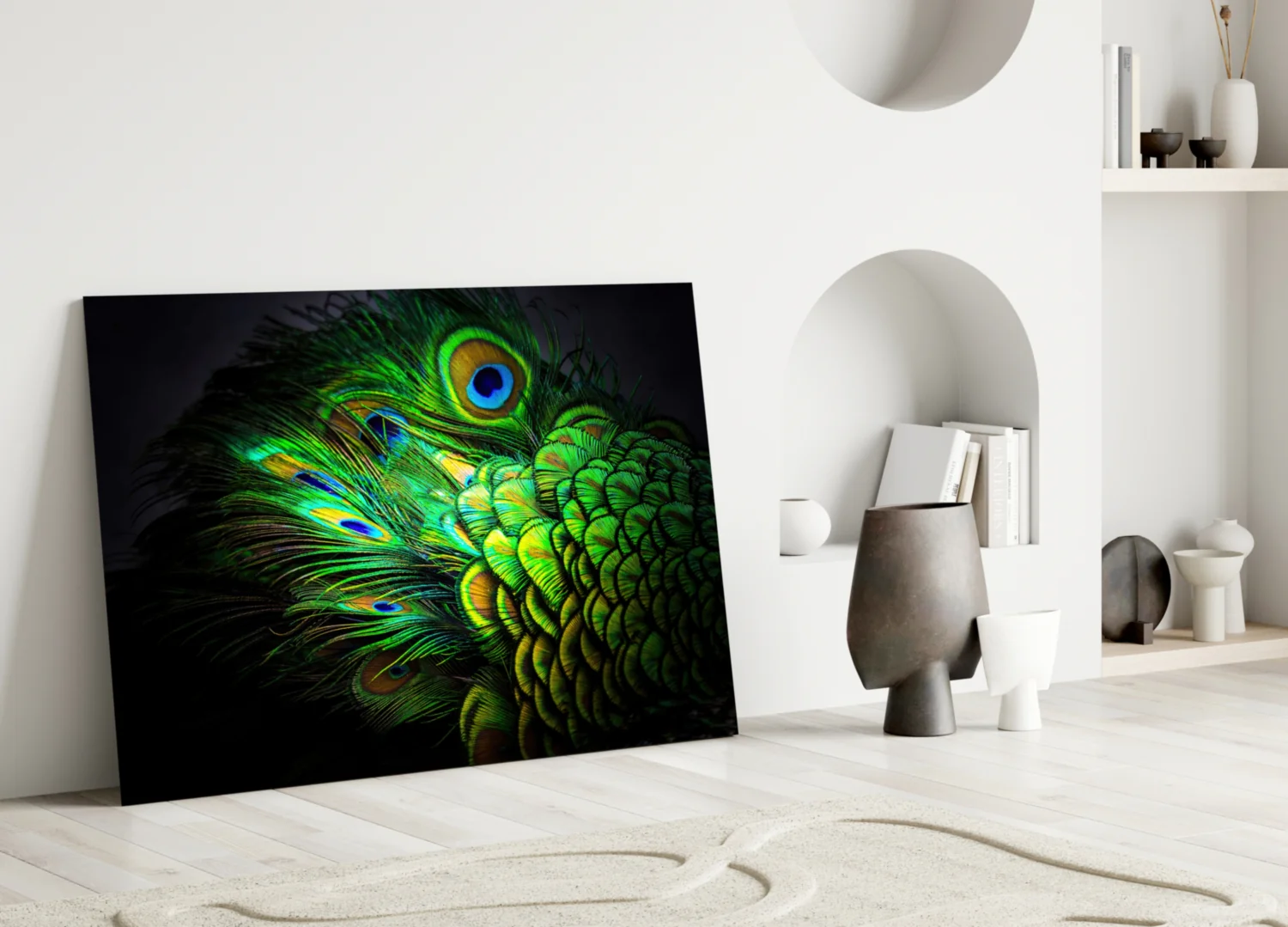 Peacock Glass Art - Image 4