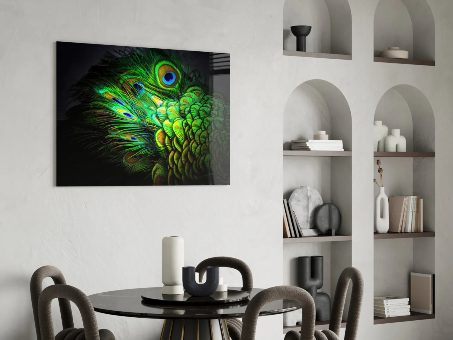 Peacock Glass Art - Image 6