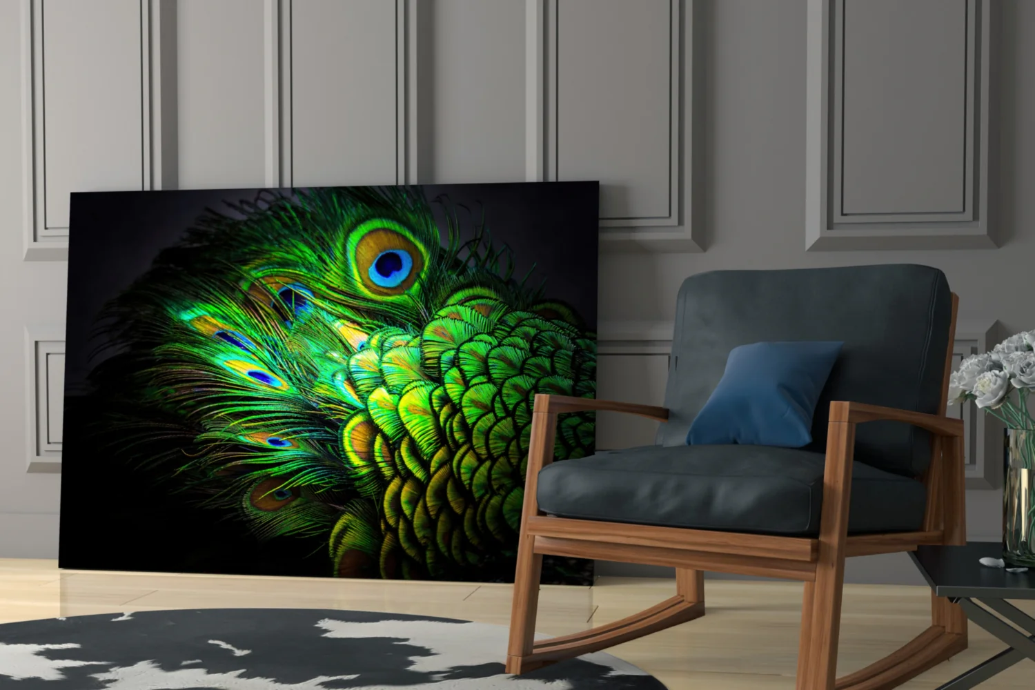 Peacock Glass Art - Image 7