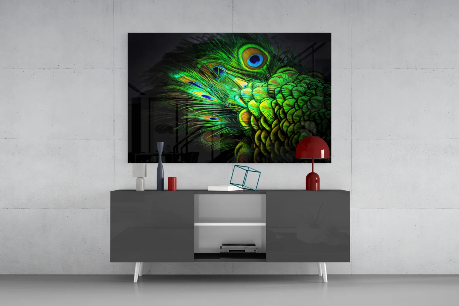 Peacock Glass Art - Image 9