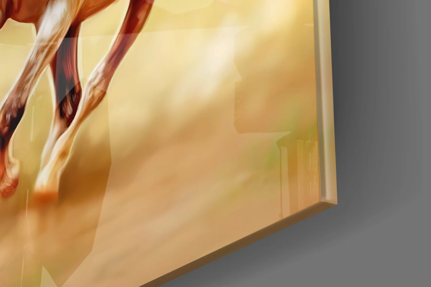 Running Horses Glass Art - Image 8