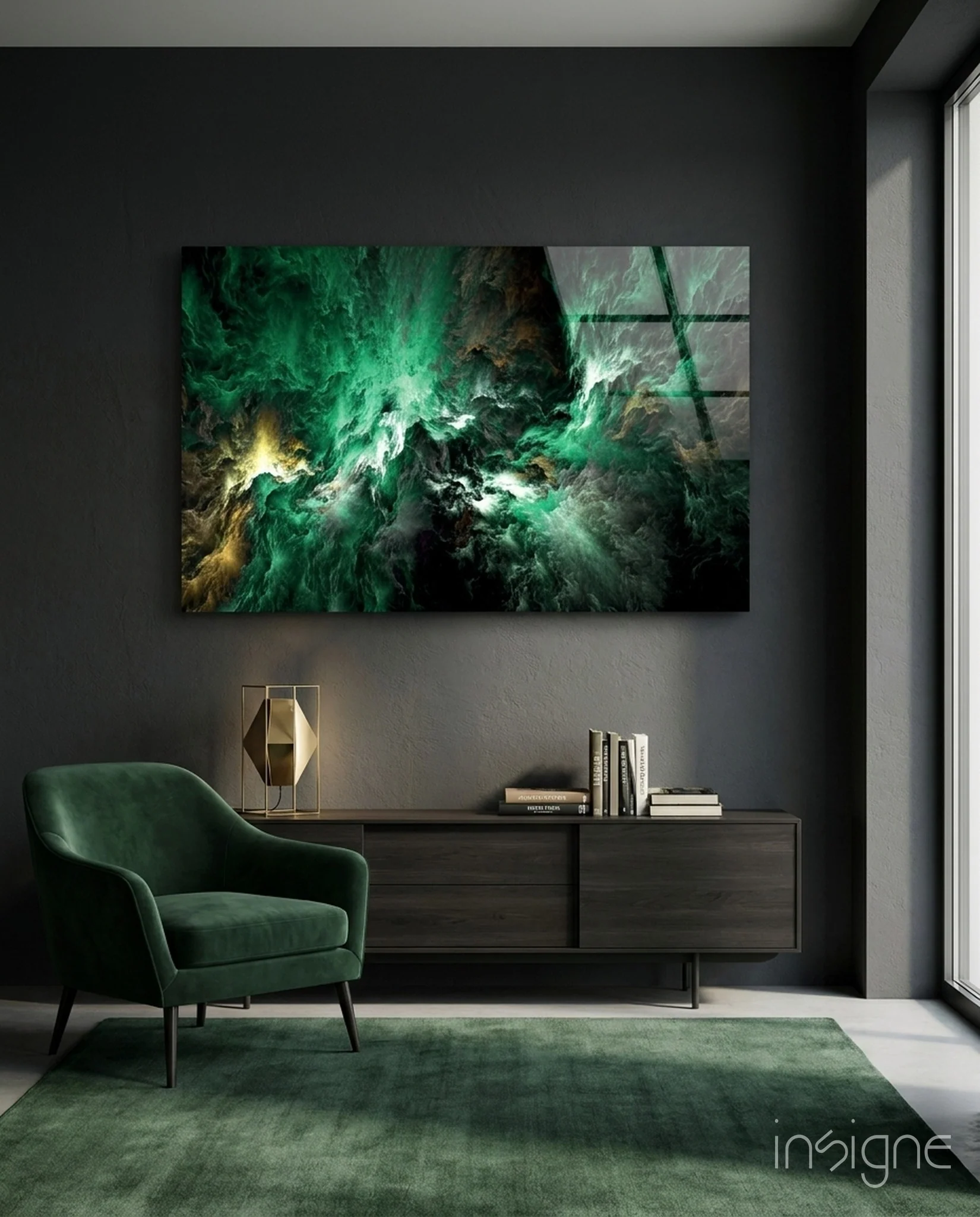 Green Space Glass Art