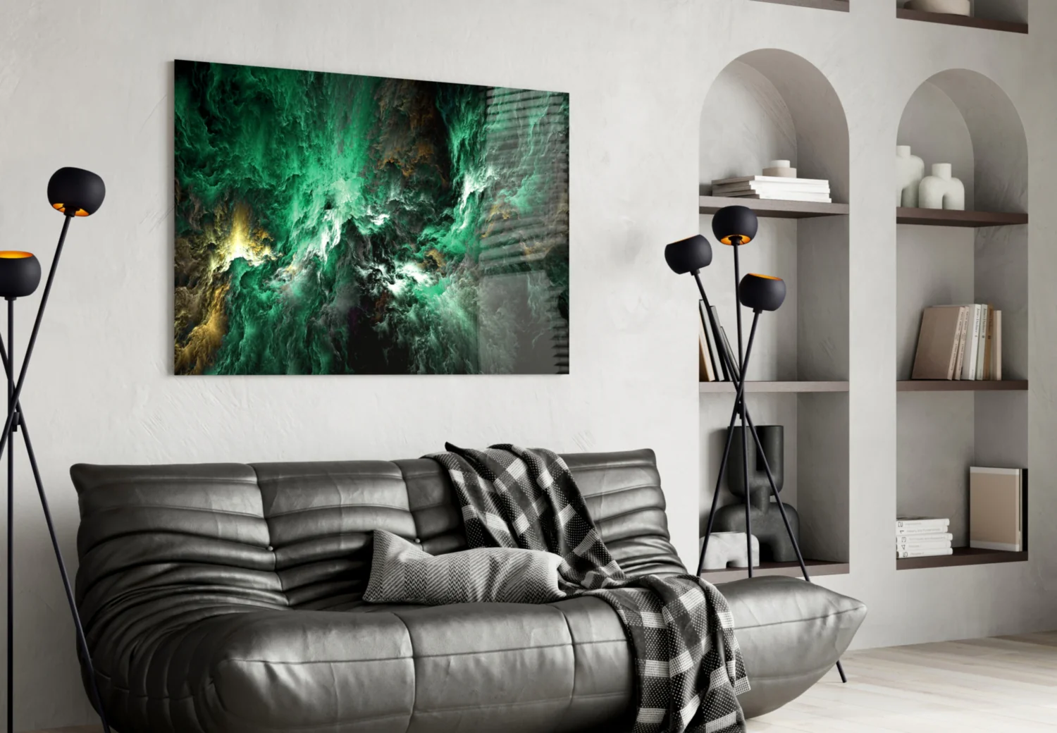 Green Space Glass Art - Image 5