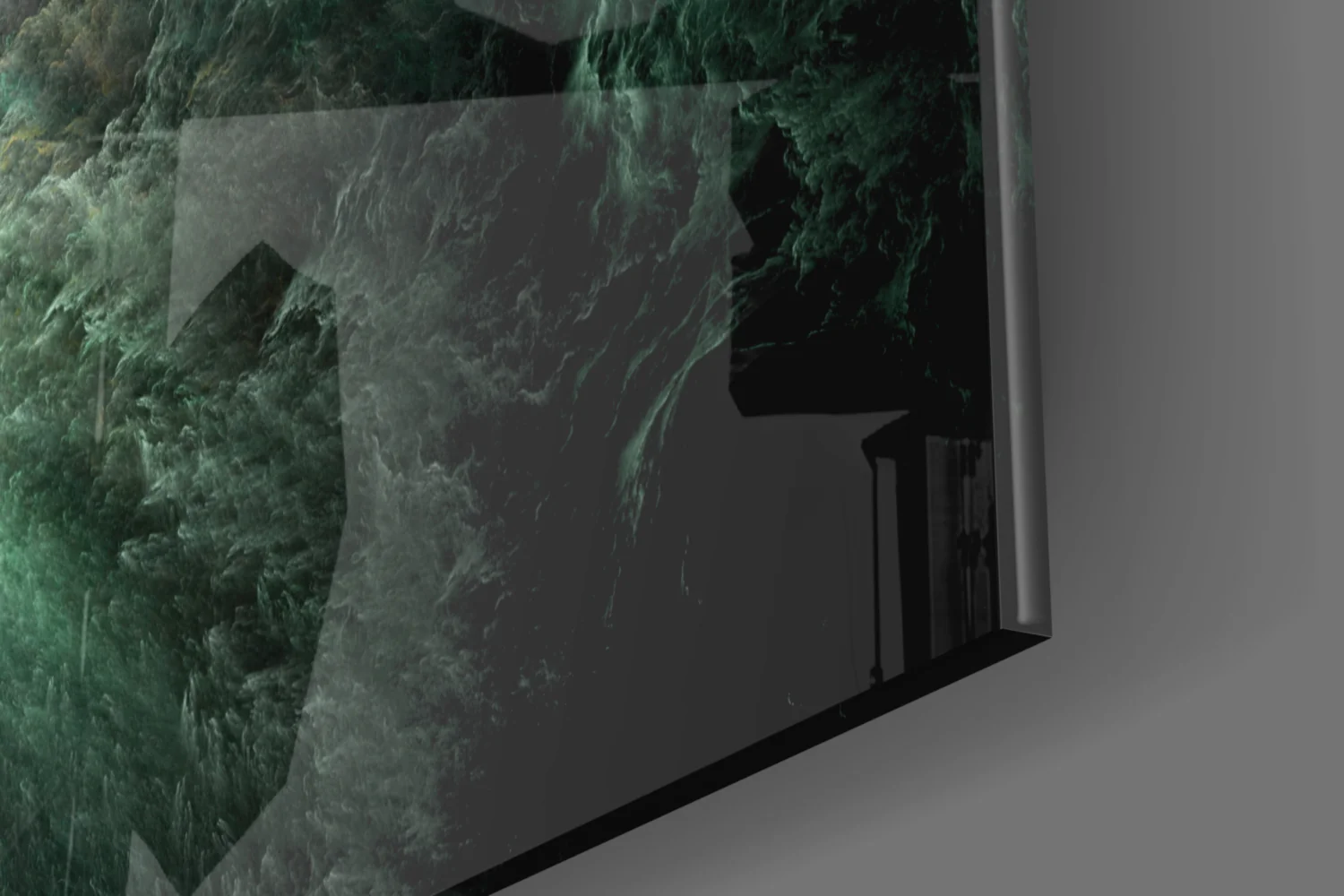 Green Space Glass Art - Image 8